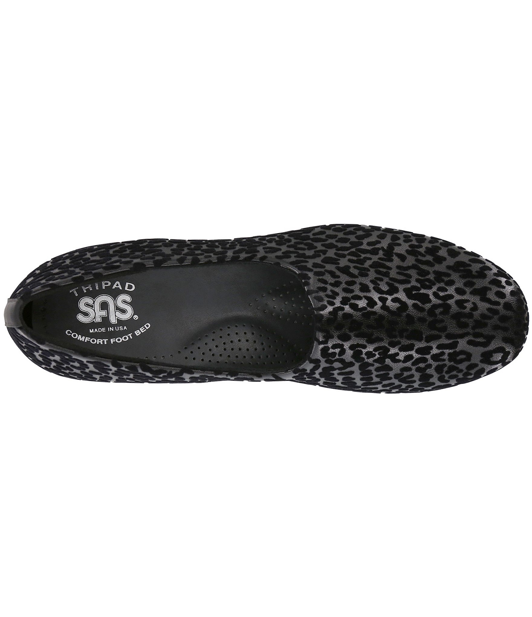 SAS Bliss Leopard Print Flex Fabric Slip-Ons