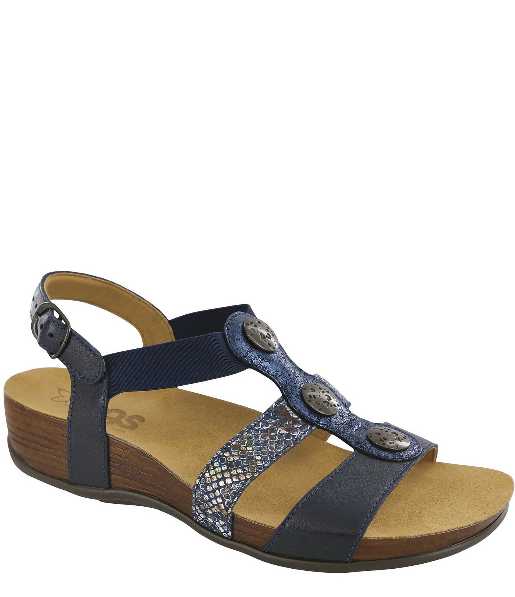 dillards navy blue sandals