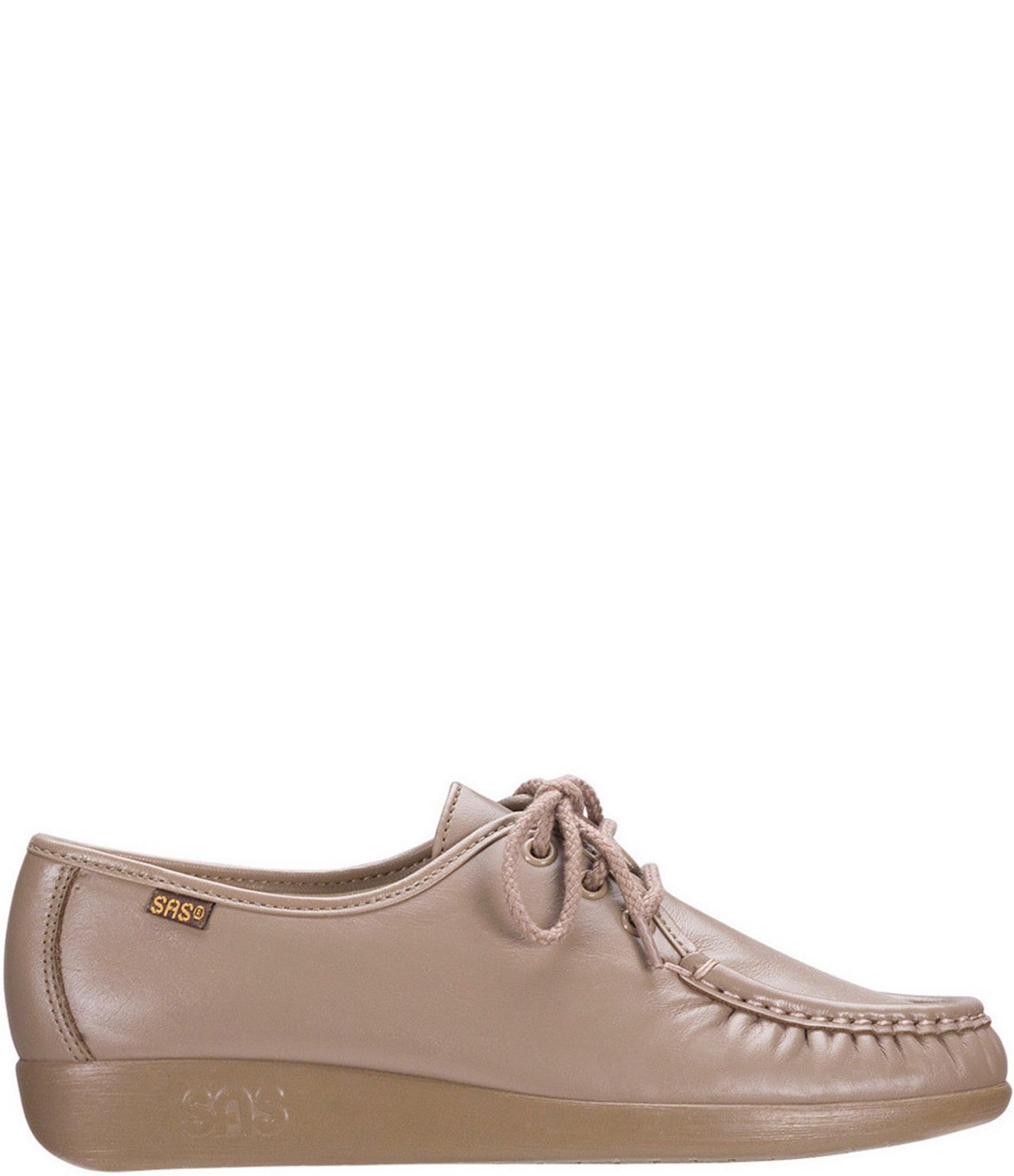 SAS Siesta Leather Wedge Oxfords
