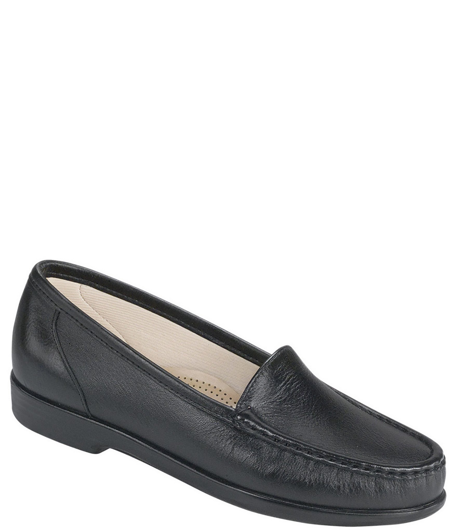 SAS Simplify Leather Moccasin Loafers 