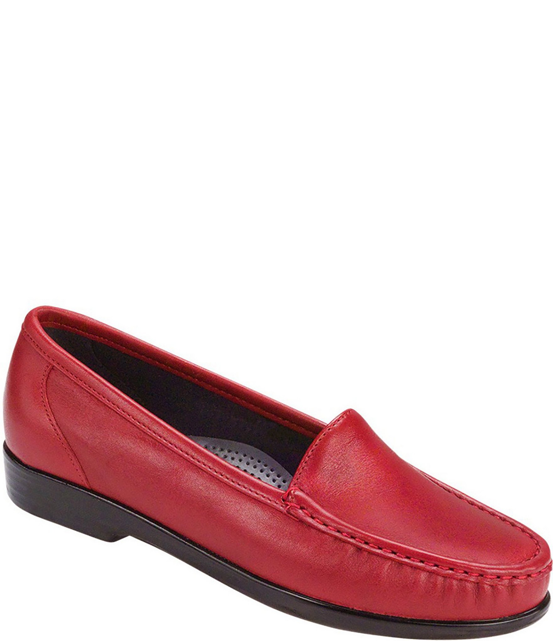 red flats wide width