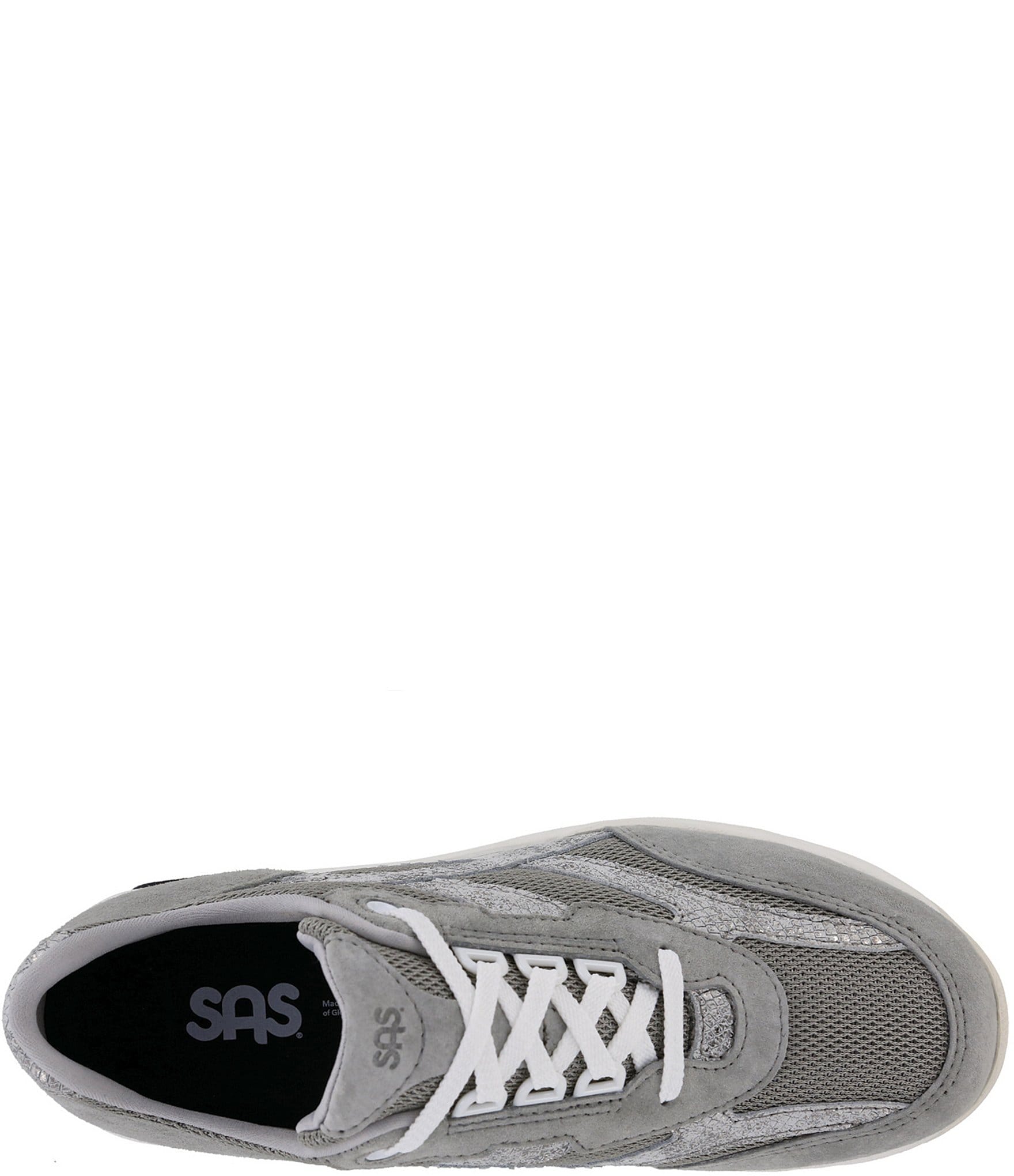 SAS Tour Leather Mesh Lizard Print Sneakers