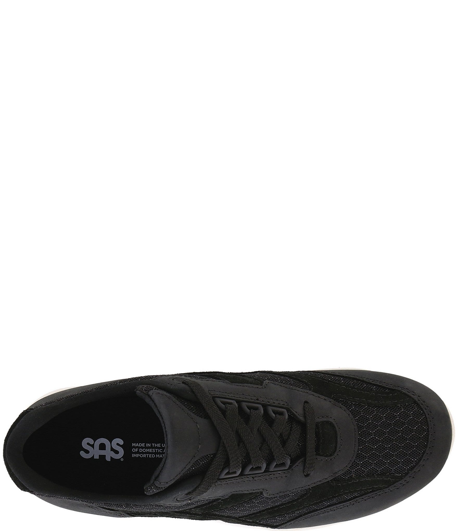 SAS Tour Leather and Mesh Wedge Sneakers
