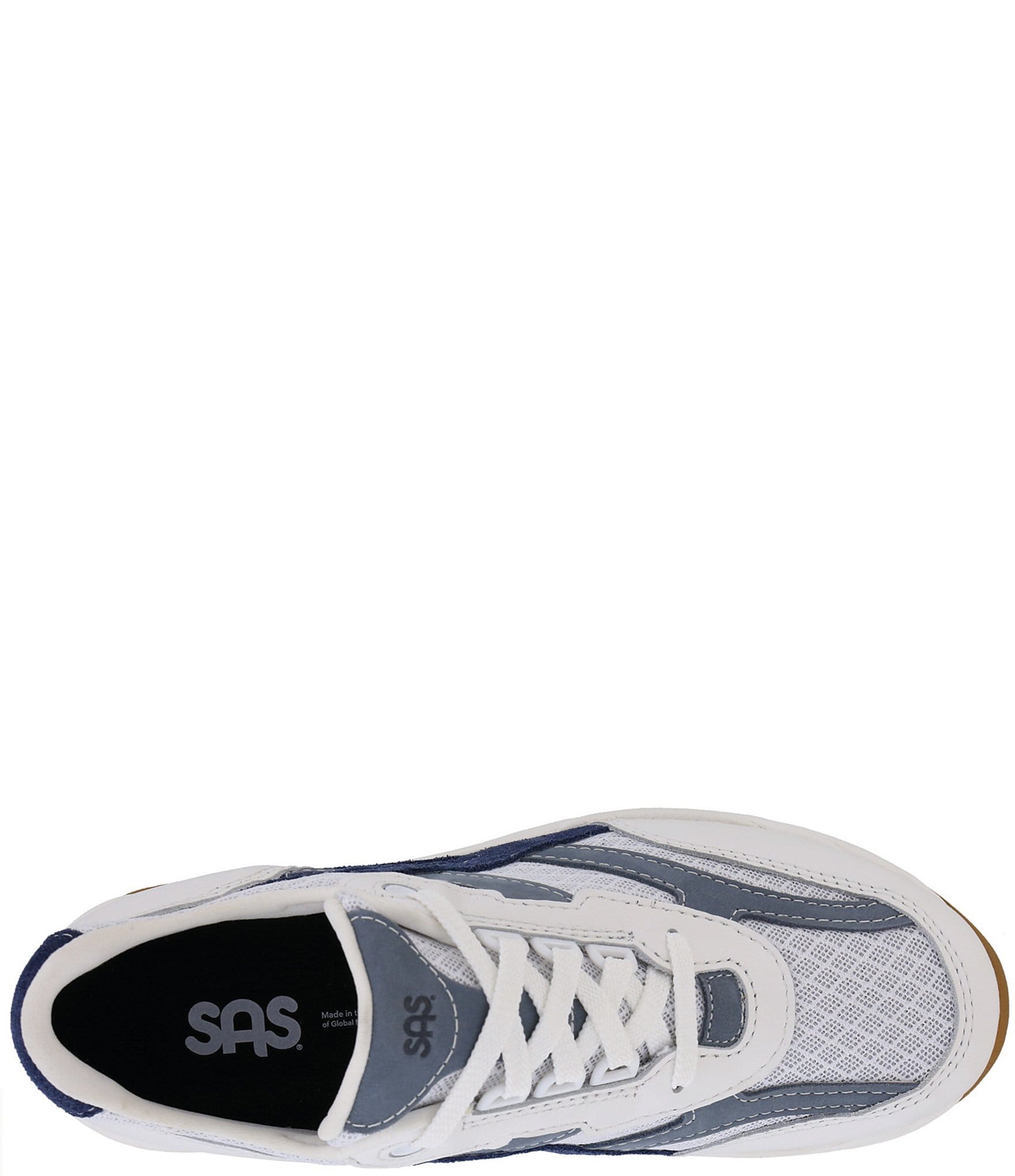 SAS Tour Leather and Mesh Wedge Sneakers