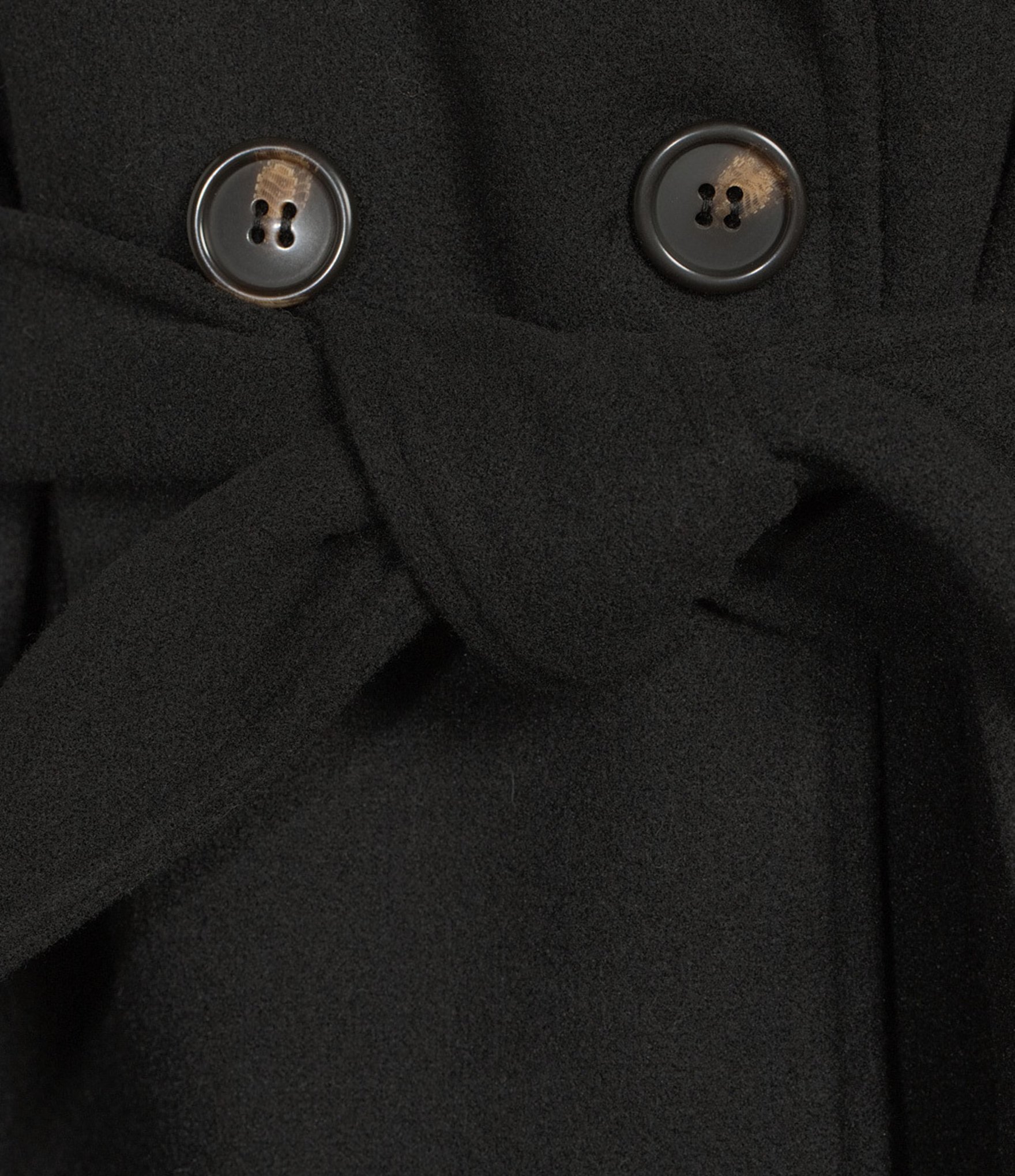 SASSO + SMYTH Belted Button Cape
