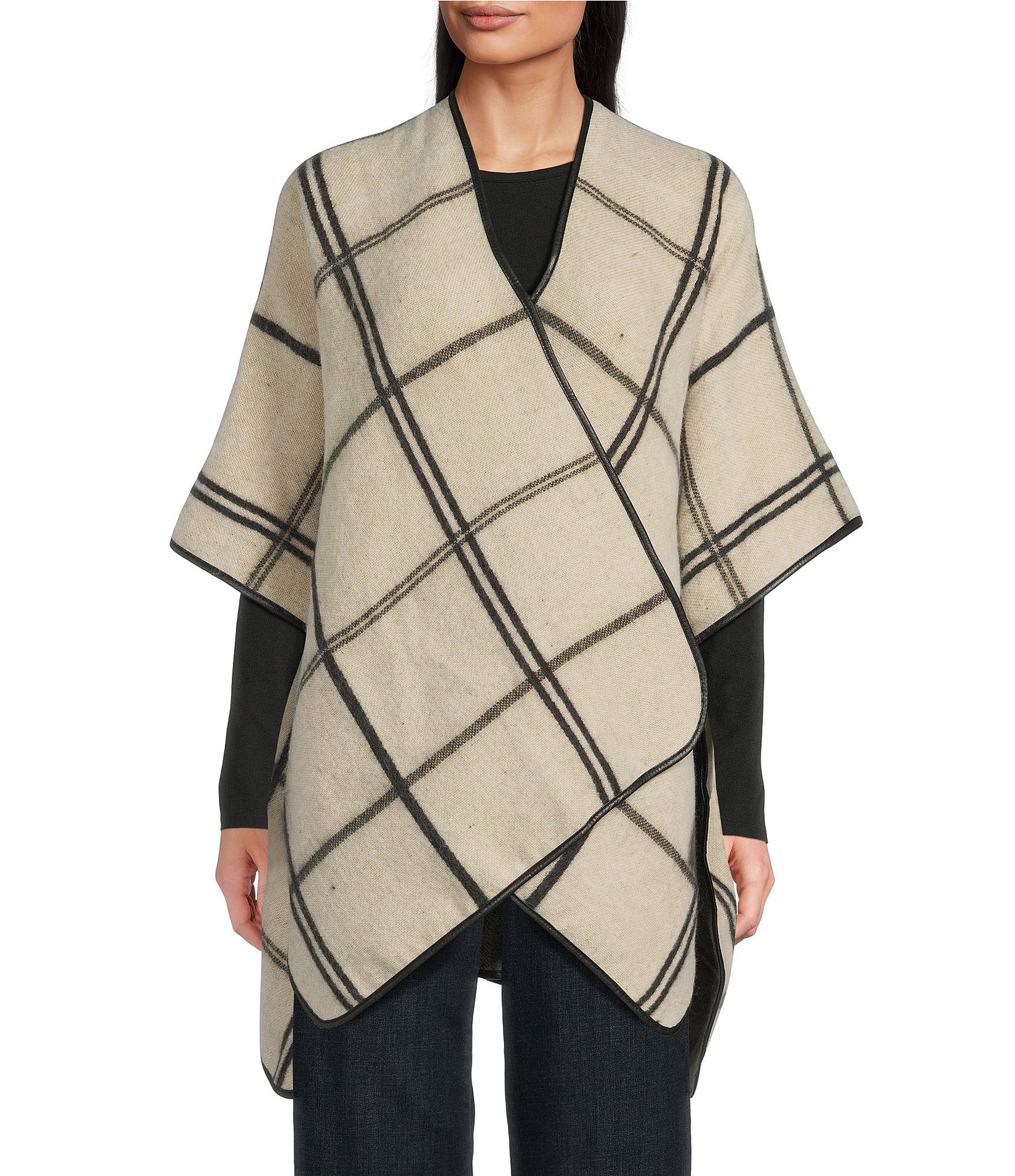 SASSO + SMYTH Block Plaid Reversible Topper