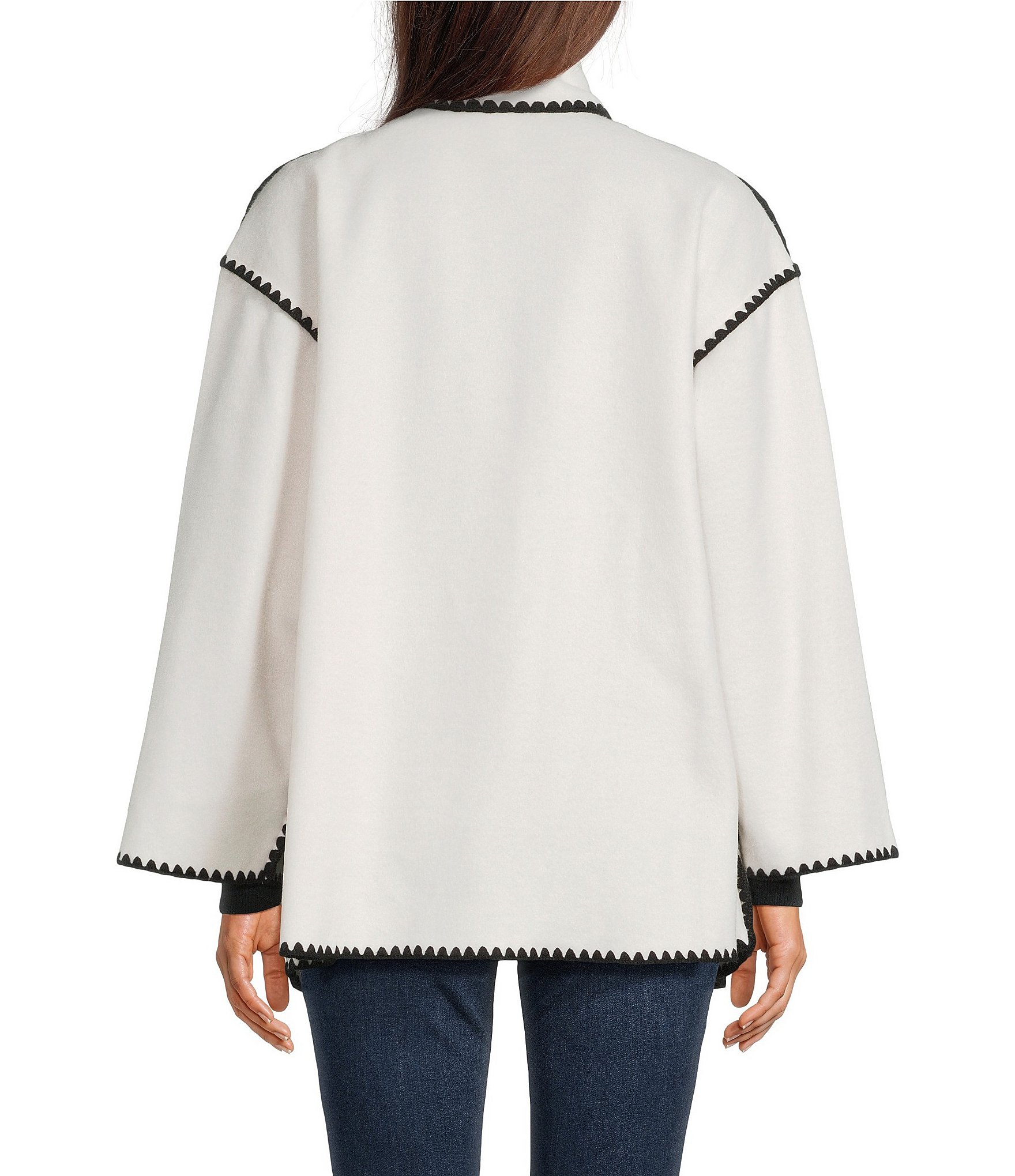 SASSO + SMYTH Stitch Edge Jacket Scarf Set