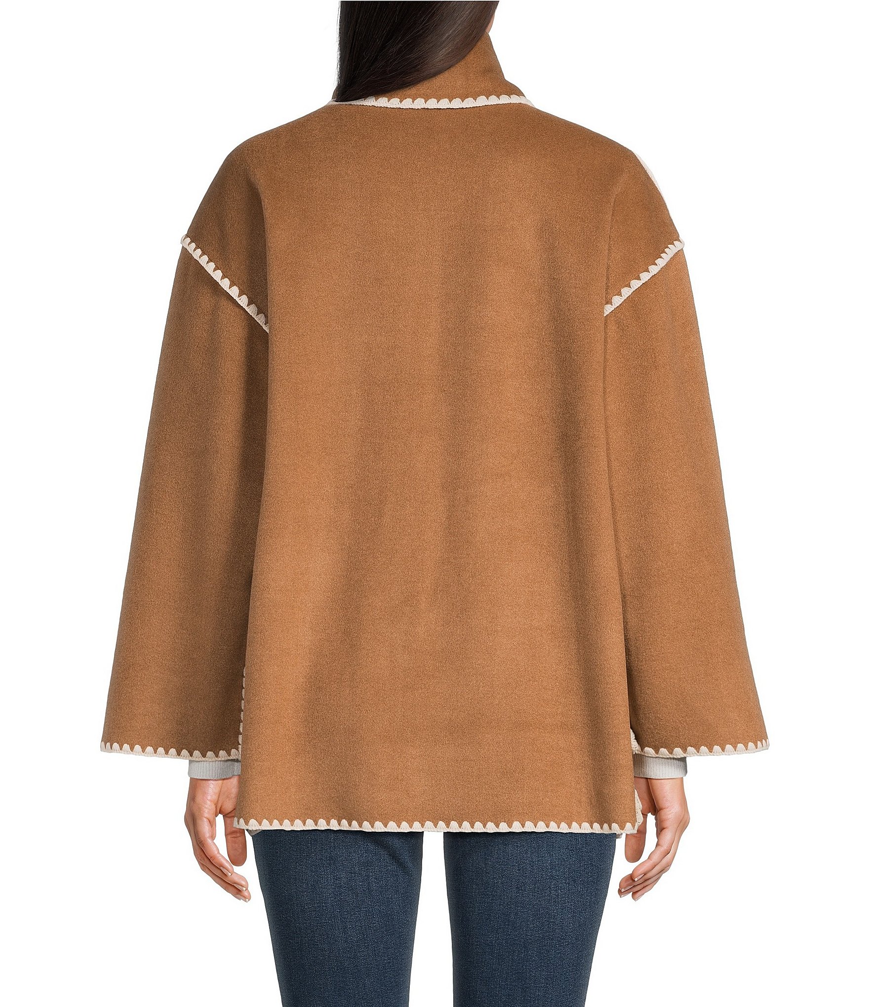 SASSO + SMYTH Stitch Edge Jacket Scarf Set