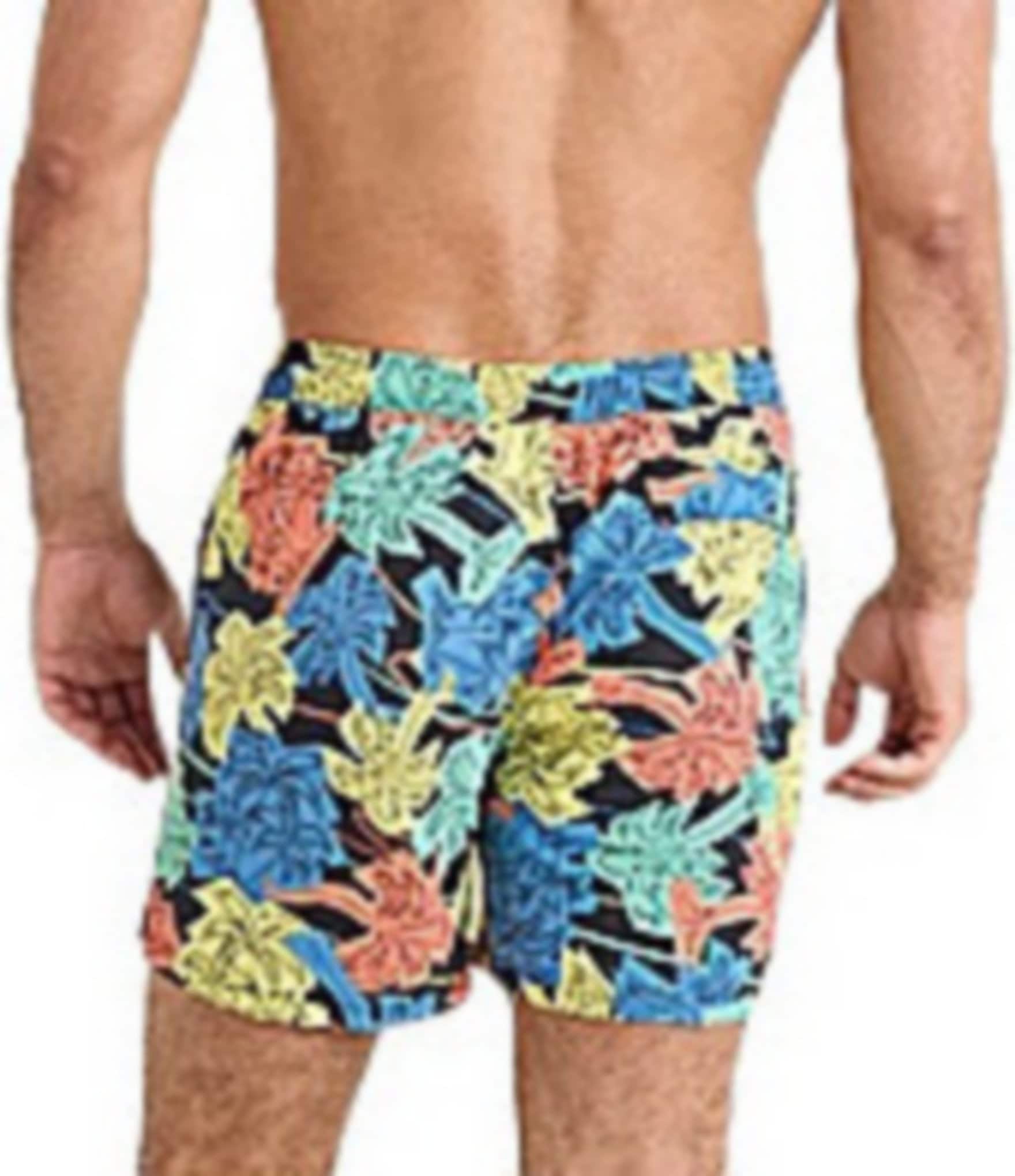SAXX Go Coastal 2N1 Palm Tree 5#double; Inseam Volley Swim Shorts