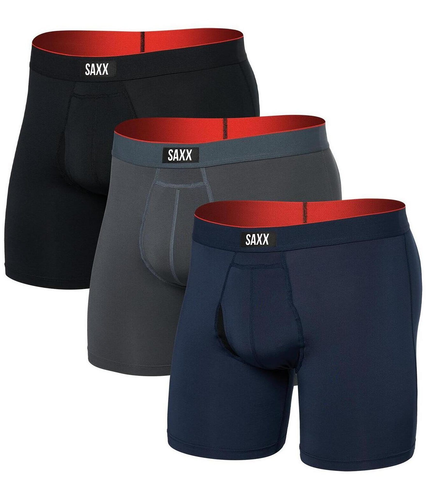 SAXX Multi-Sport Mesh 6#double; Boxer Briefs 3-Pack