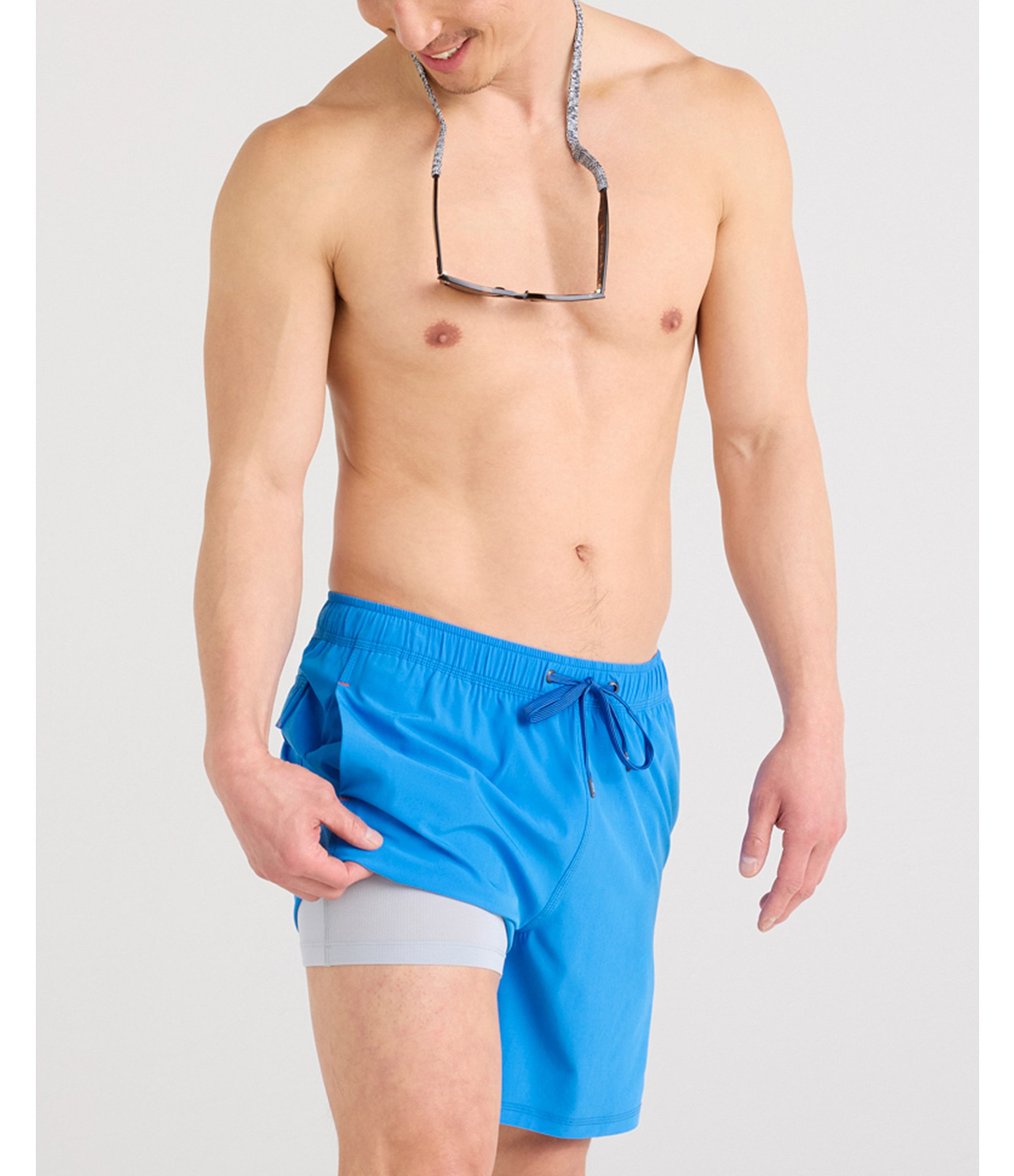 SAXX Oh Buoy 2N1 7#double; Inseam Volley Swim Shorts