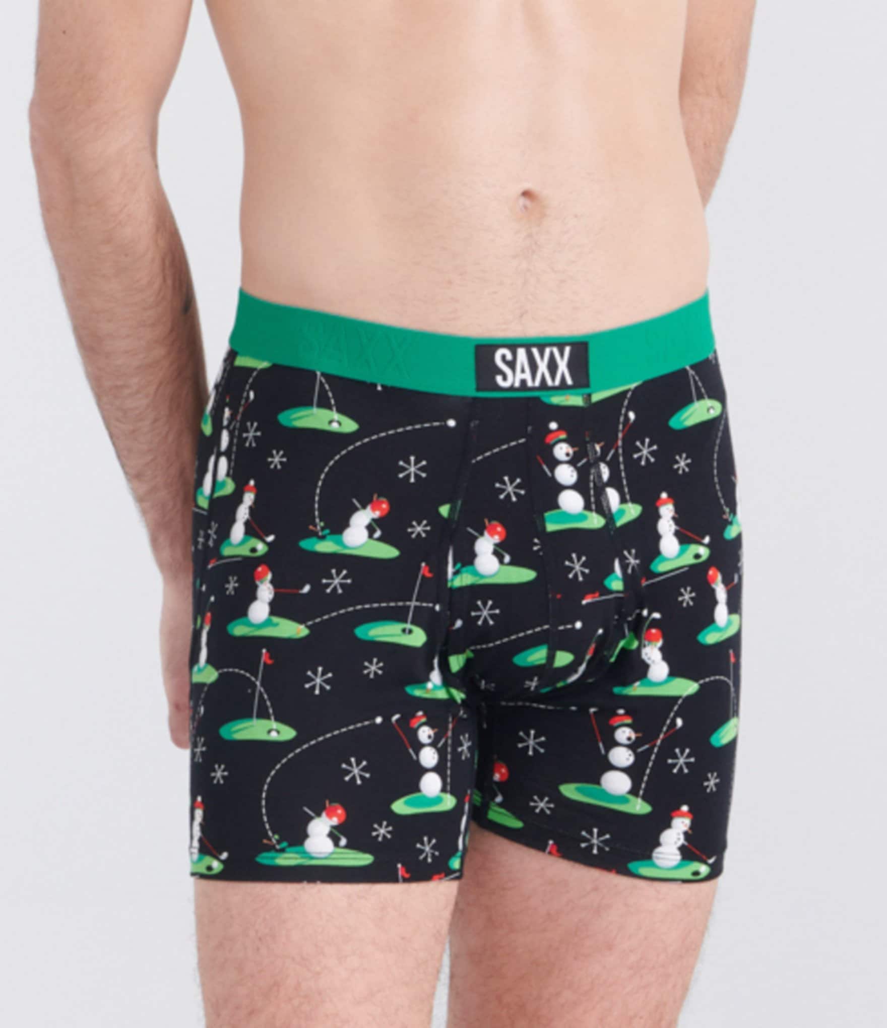 Saxx, Underwear & Socks, Nib Saxx Small Ultra Stretch Boxers Briefs In  Forest Heather Green