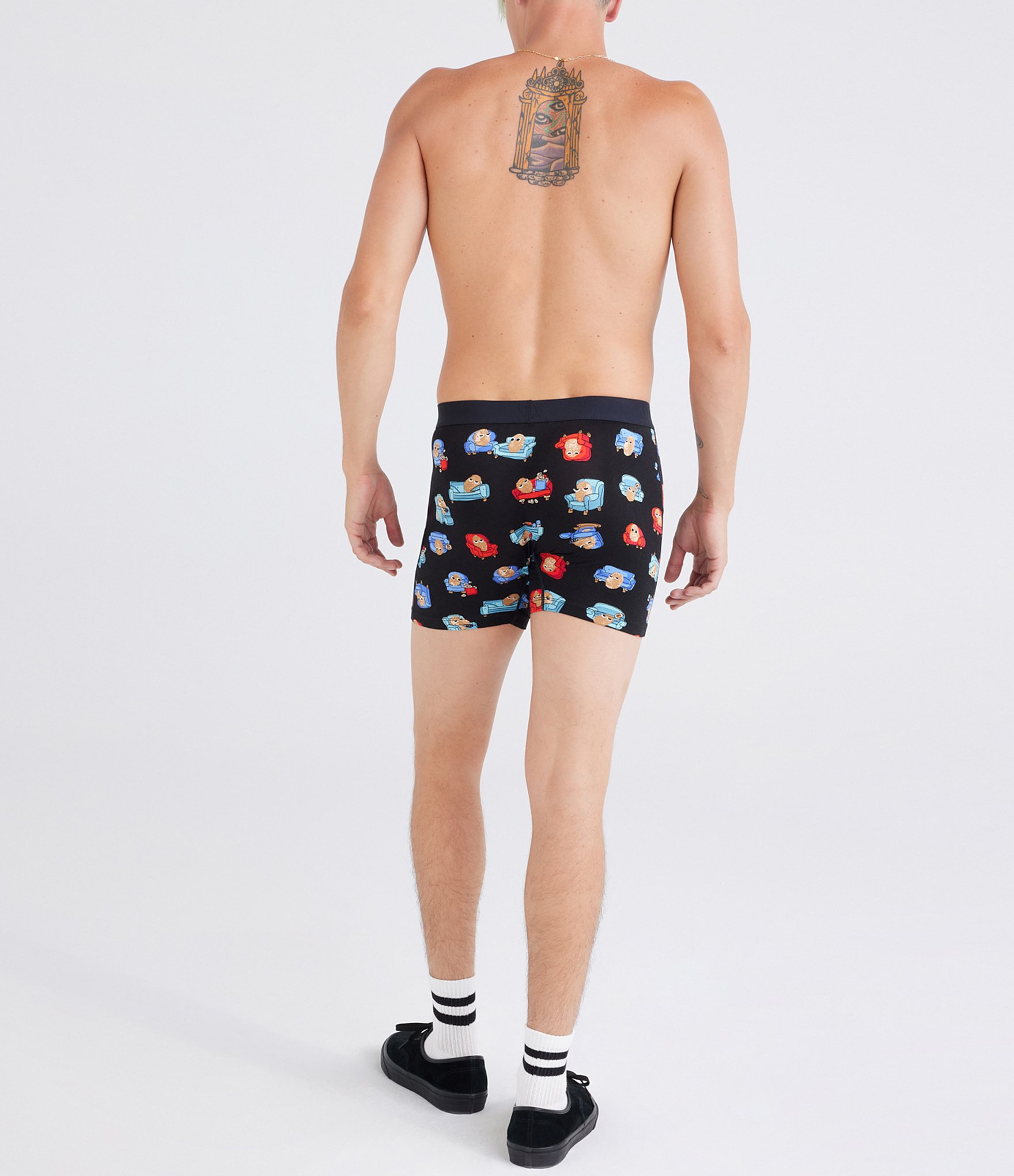 SAXX Ultra Super Soft Couch Potato 5#double; Inseam Boxer Briefs