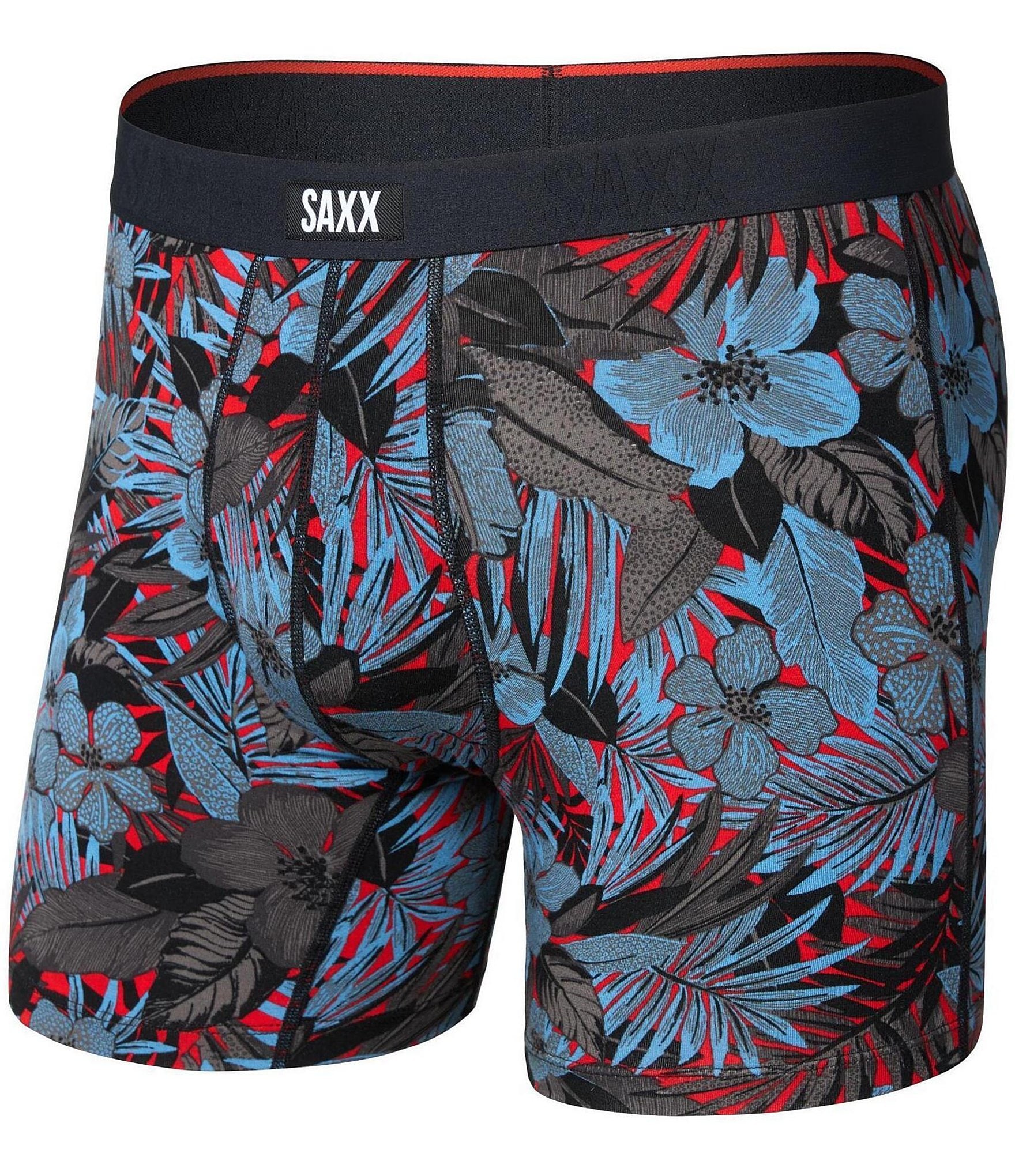 SAXX Vibe Printed Xtra Soft Comfort 6#double; Inseam Boxer Briefs