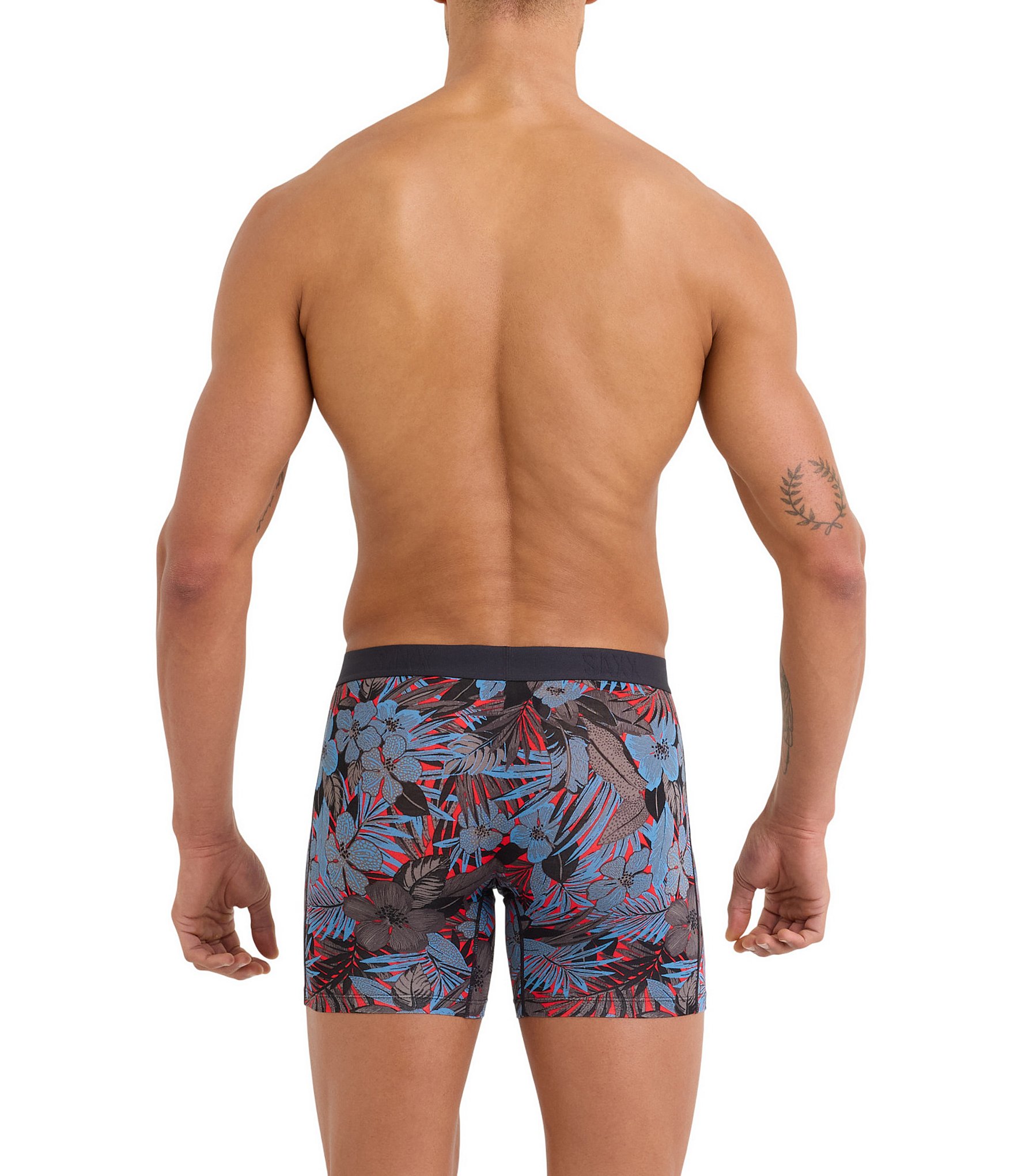 SAXX Vibe Printed Xtra Soft Comfort 6#double; Inseam Boxer Briefs