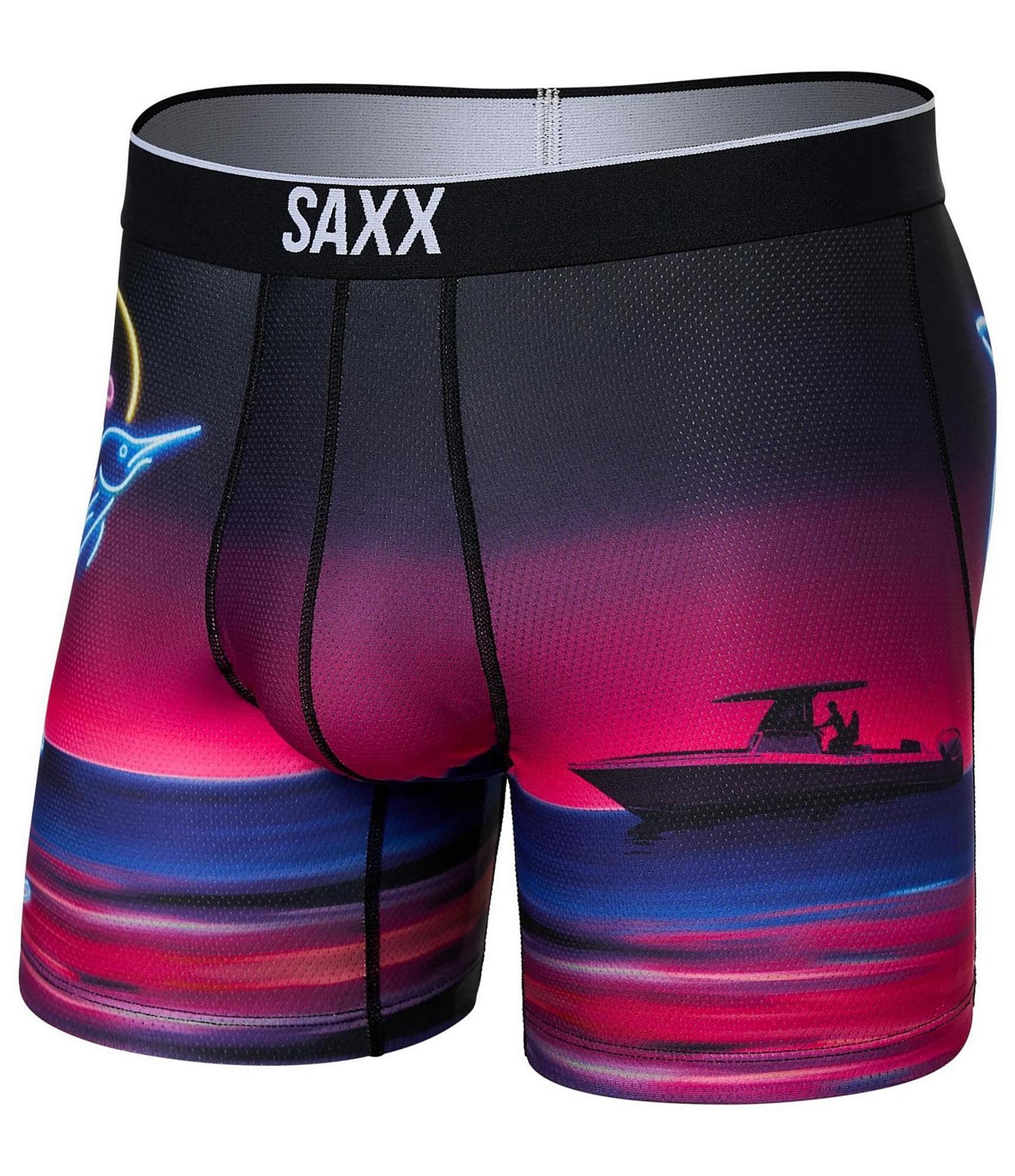 SAXX Volt Stretch Boxer Briefs - Men's Boxers in Fishing Lures