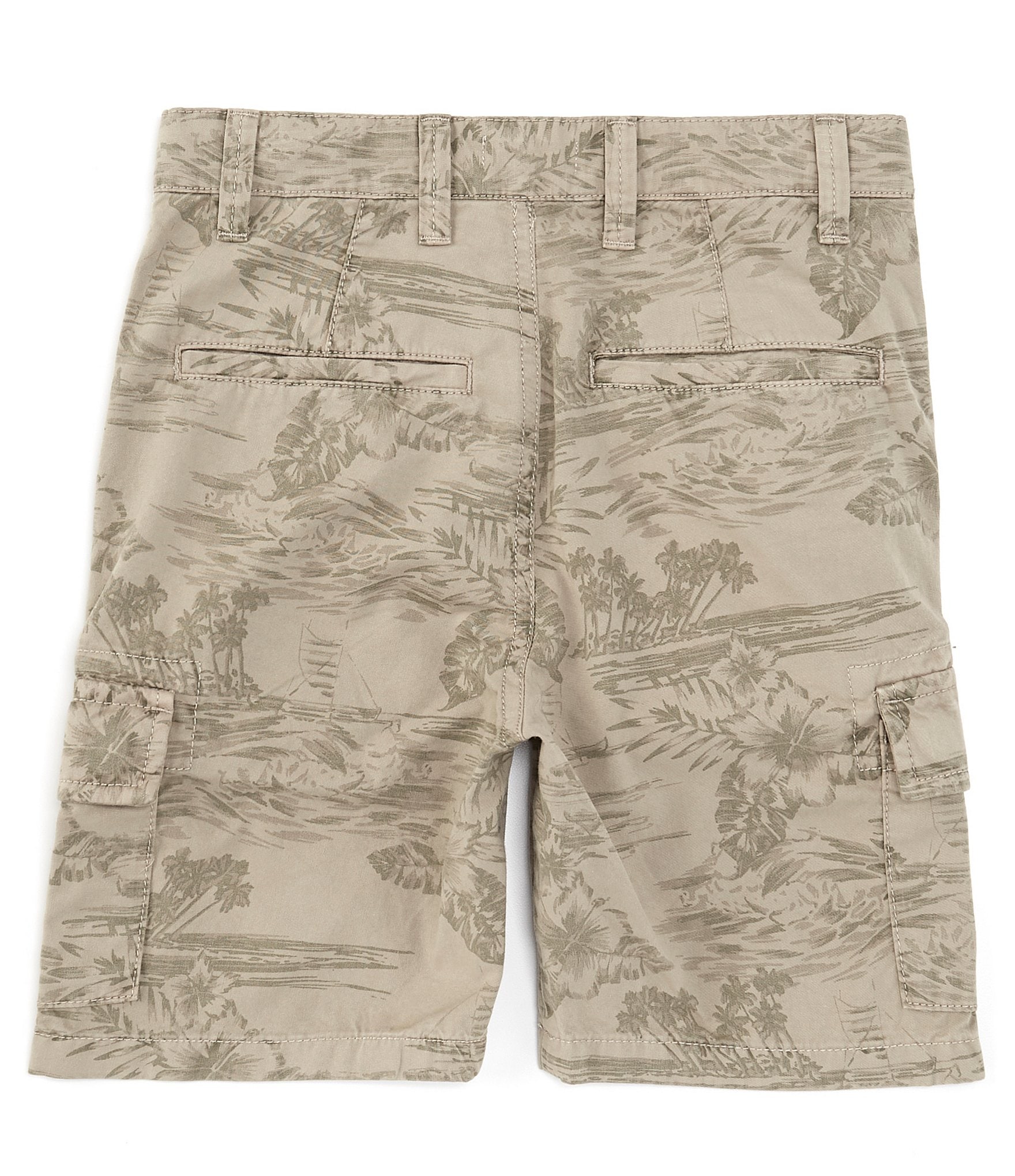 Scene&Heard Big Boys 8-20 Leaf Pattern Cargo Shorts