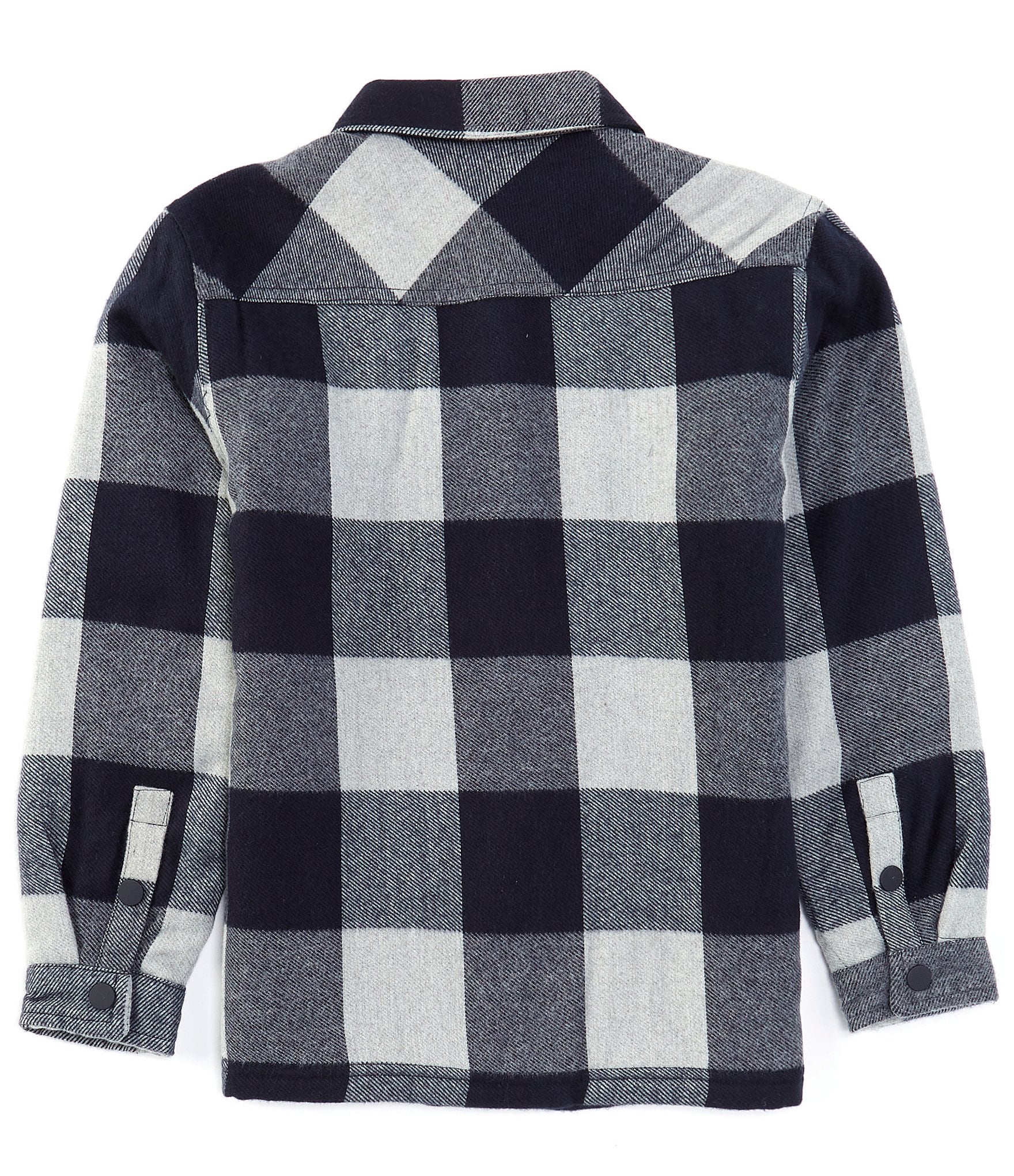 Scene&Heard Big Boys 8-20 Sherpa Lined Plaid Shacket