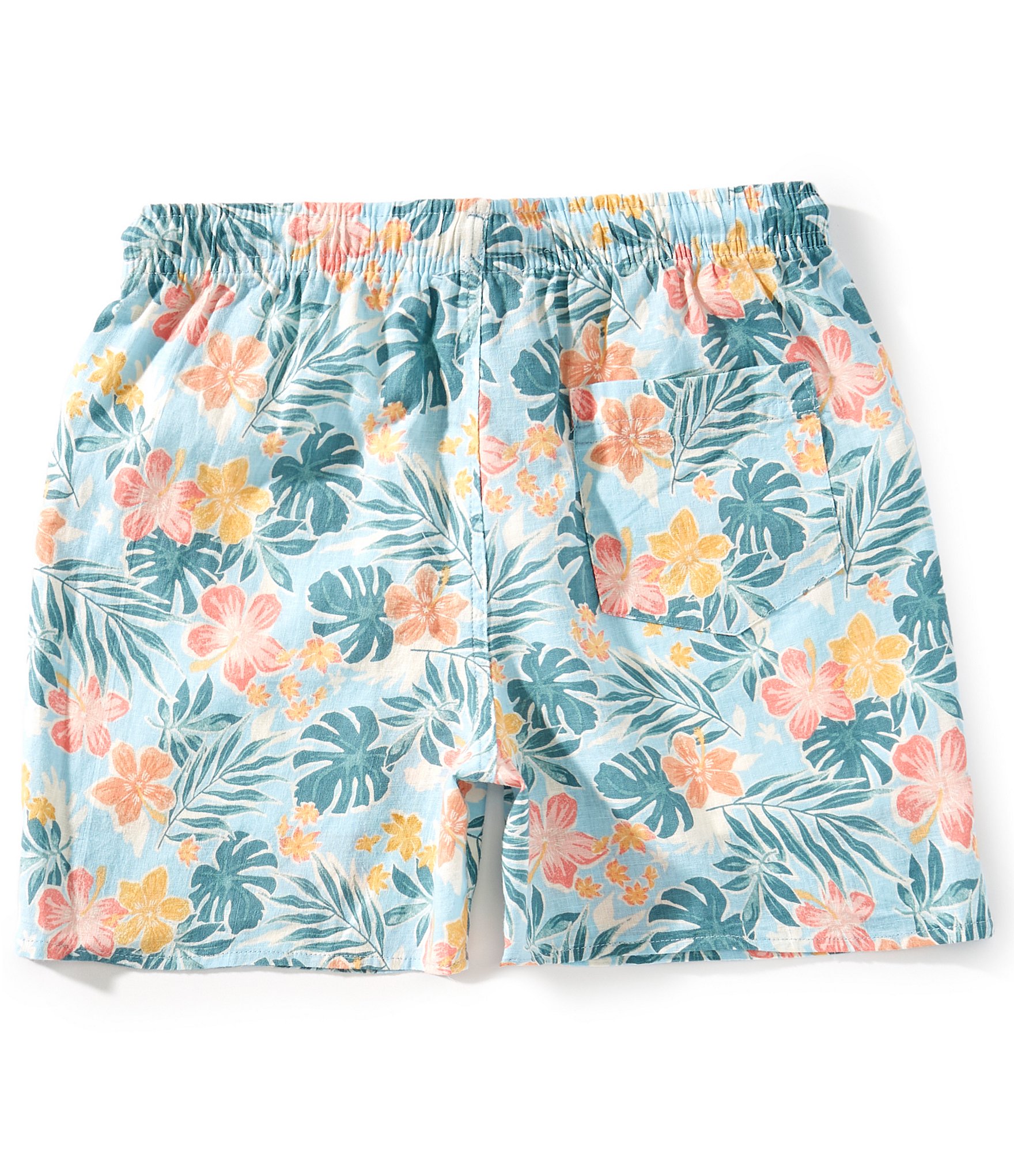 Scene&Heard Big Boys 8-20 Tropical Seersucker Shorts