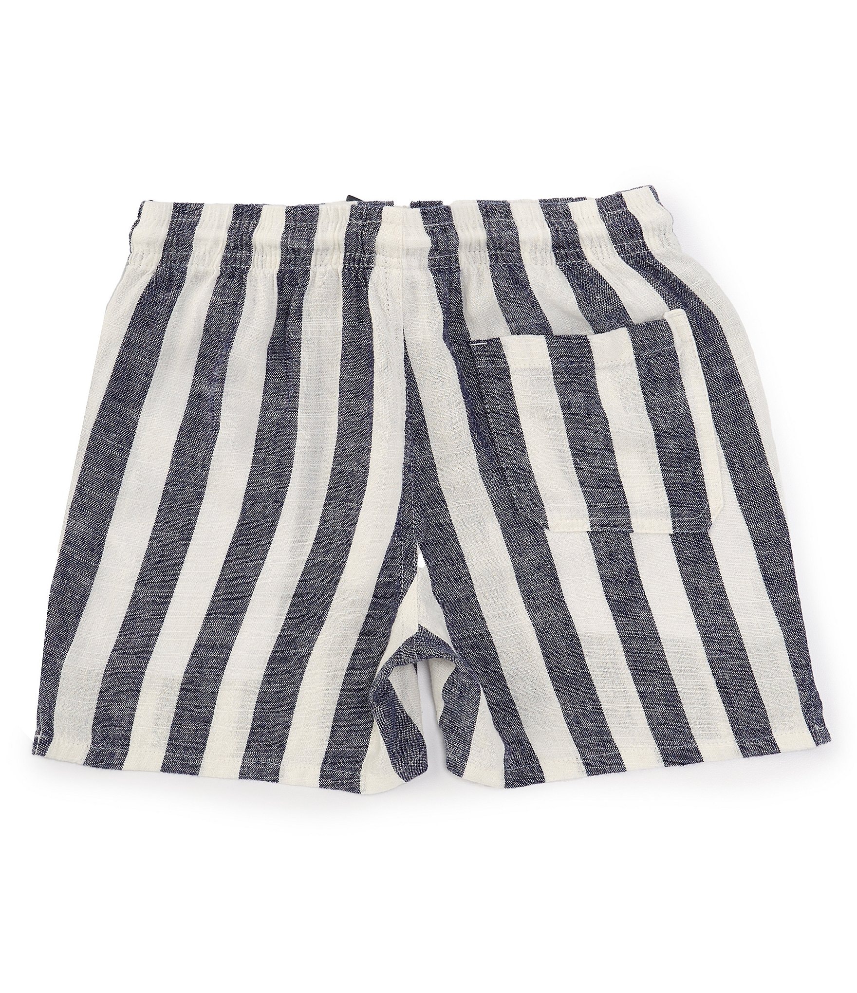 Scene&Heard Big Boys 8-20 Vertical Stripe Linen Blend Seersucker Pull-On Shorts