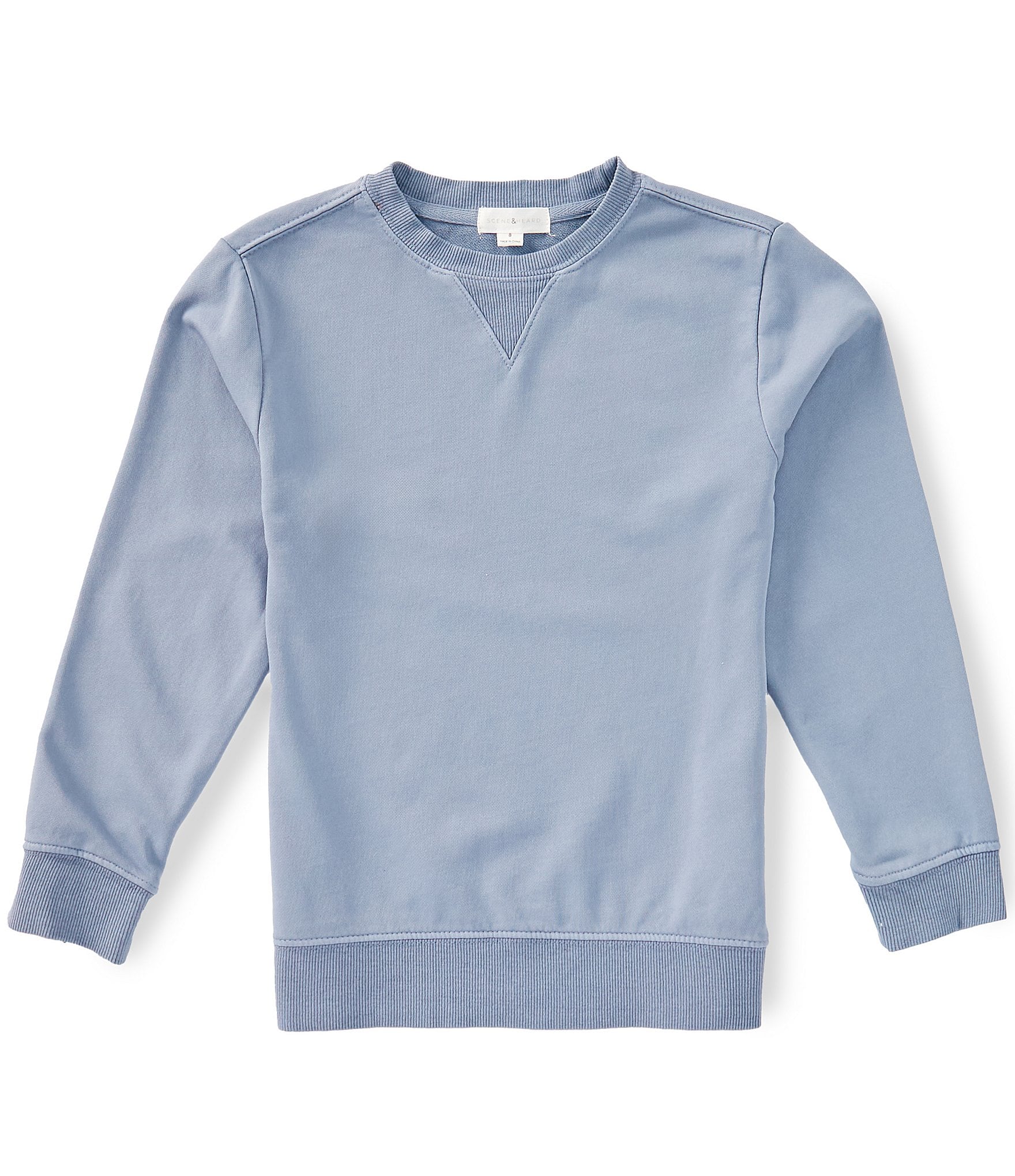 Scene&Heard Big Boys Long Sleeve Crew Neck Sweatshirt