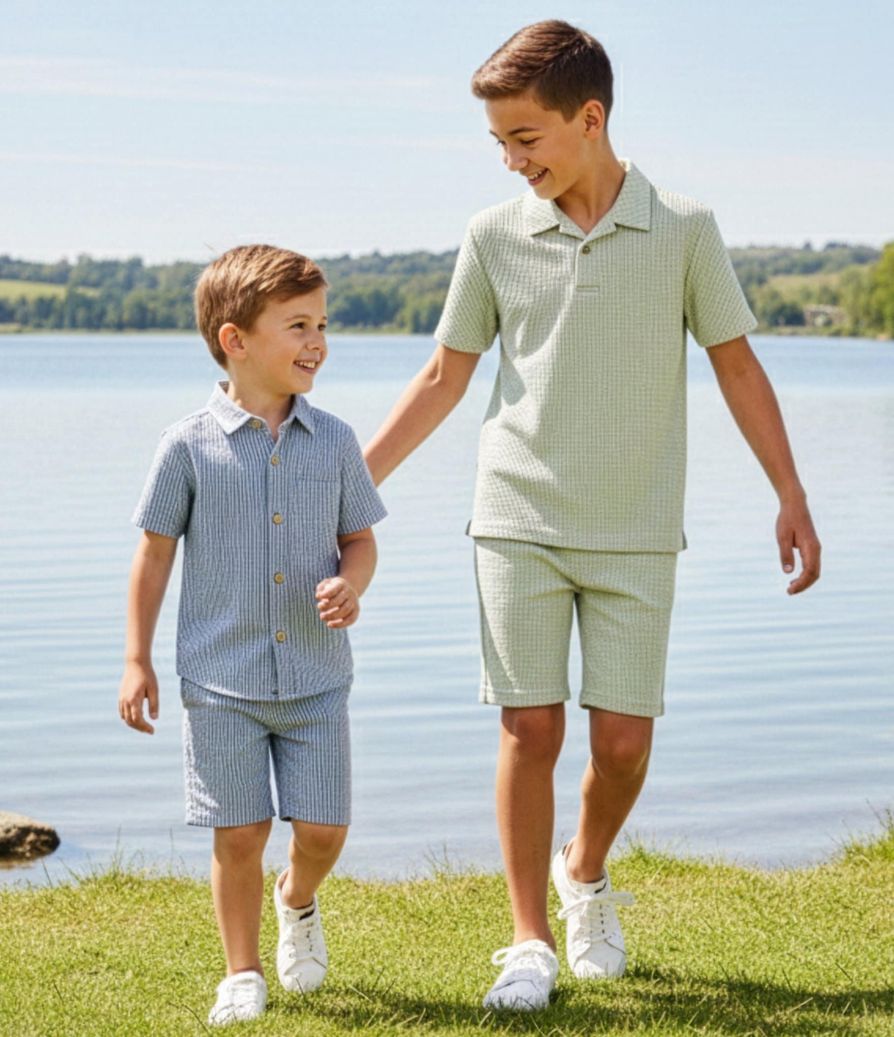 Scene&Heard Big Boys Pull-On Stripe Shorts