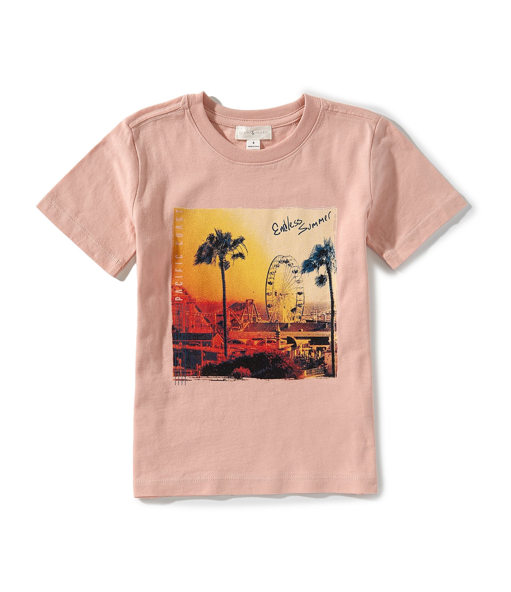 Scene&Heard Little Boys 2T-7 Jersey Shore Screen Print T-Shirt