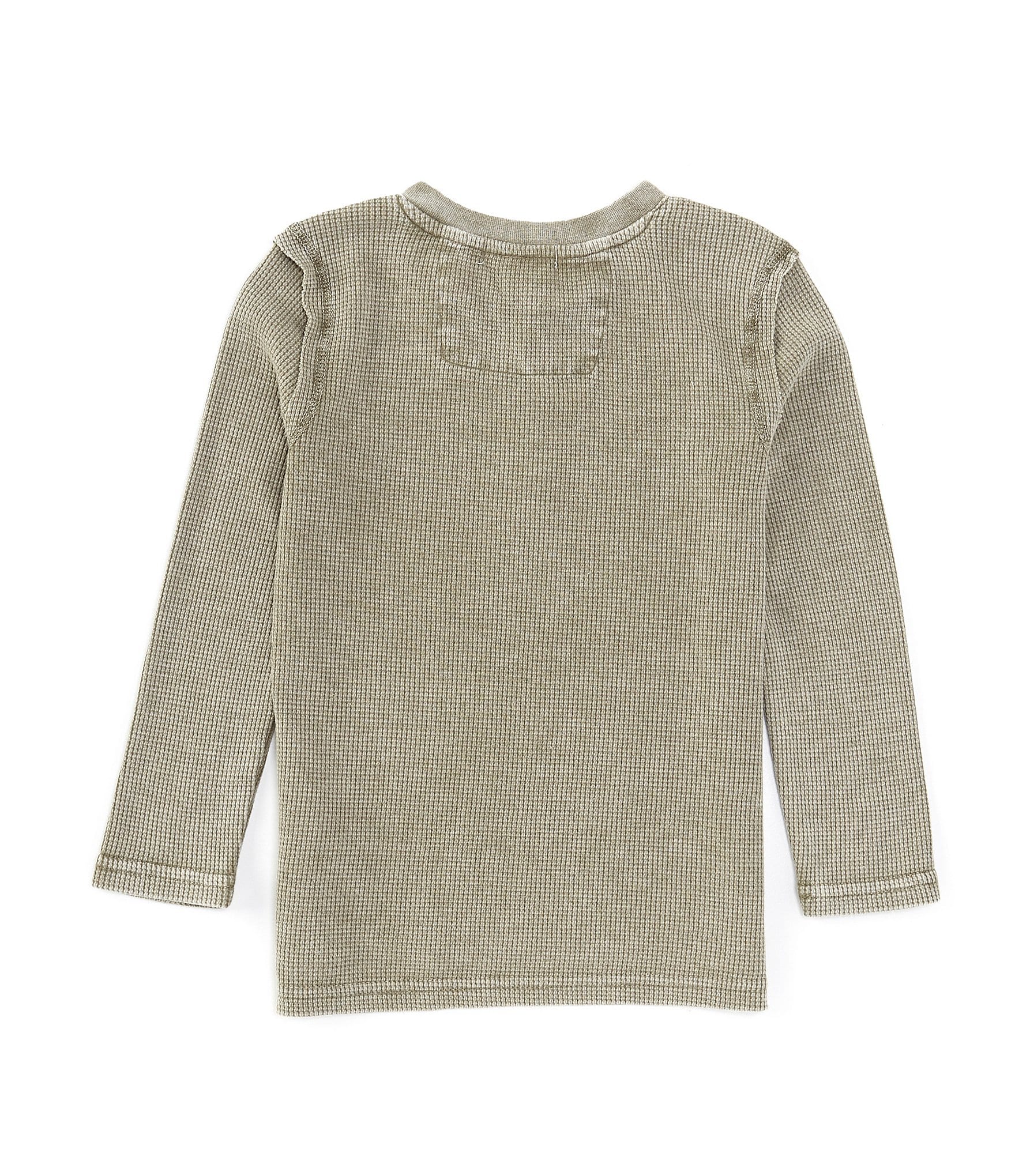 Scene&Heard Little Boys 2T-7 Long Sleeve Thermal Henley T-Shirt