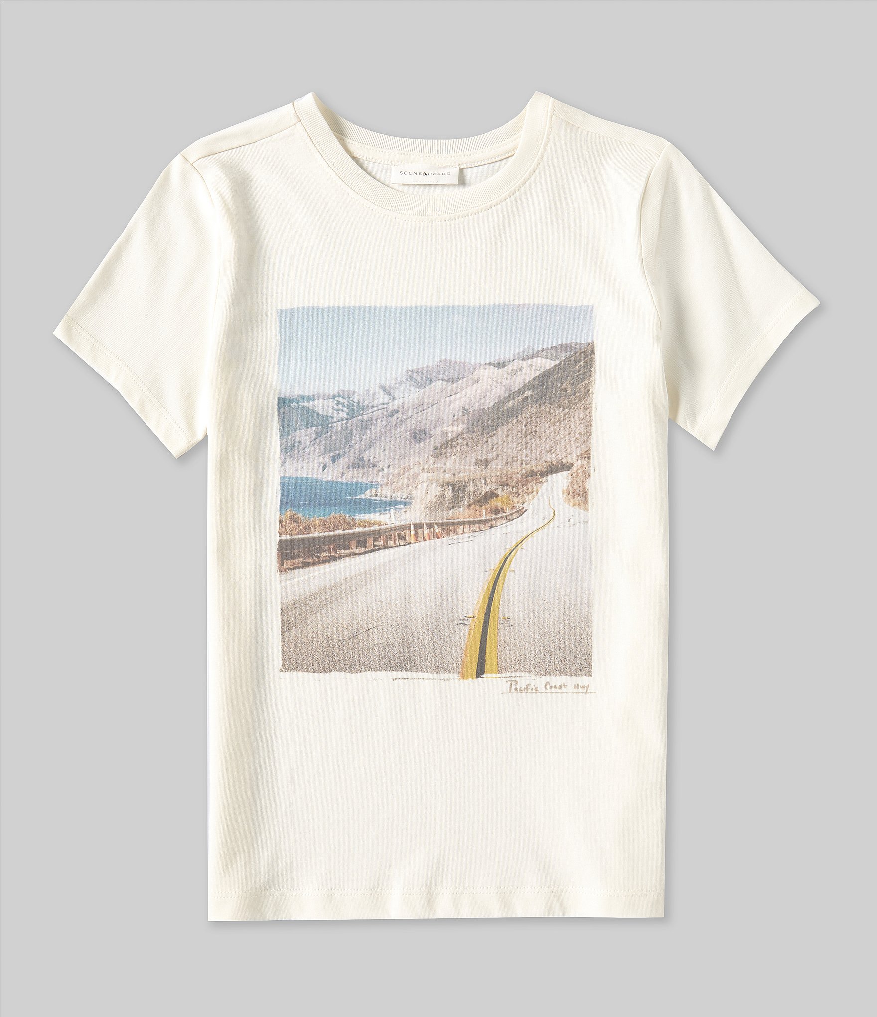 Scene&Heard Little Boys 2T-7 Short Sleeve Road Screen T-Shirt