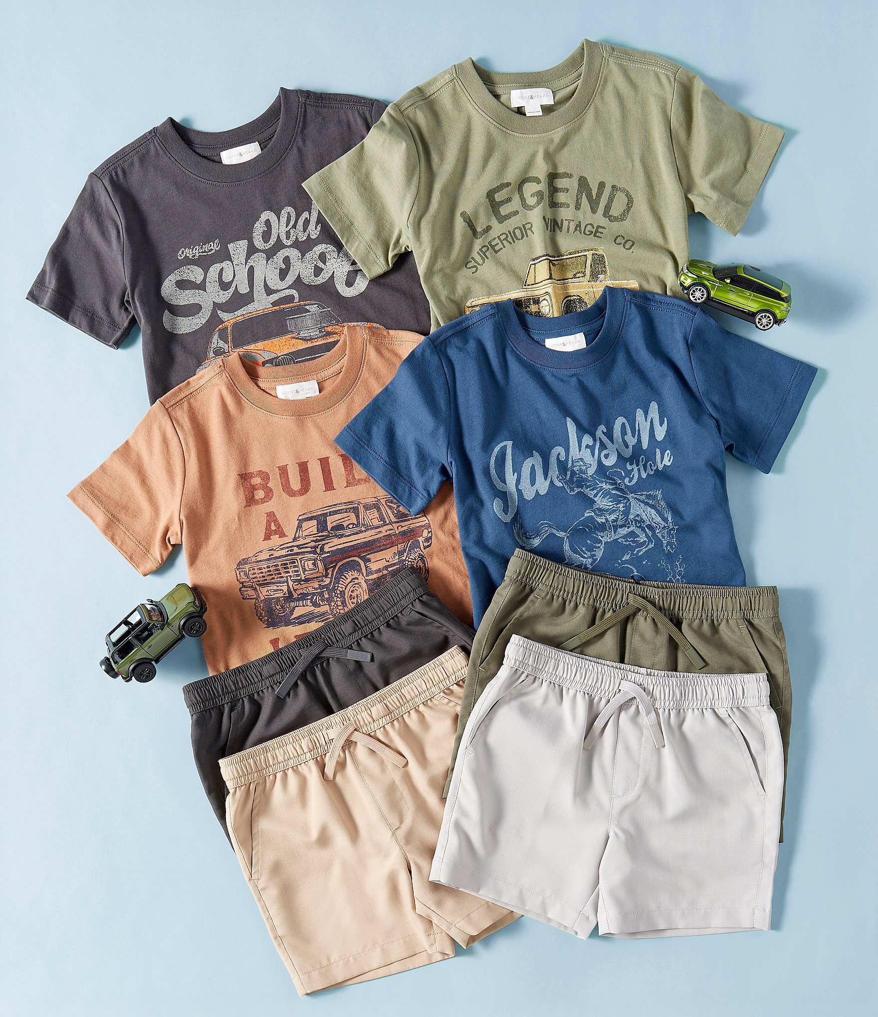 Scene&Heard Little Boys Legend Bronco Short Sleeve T-Shirt