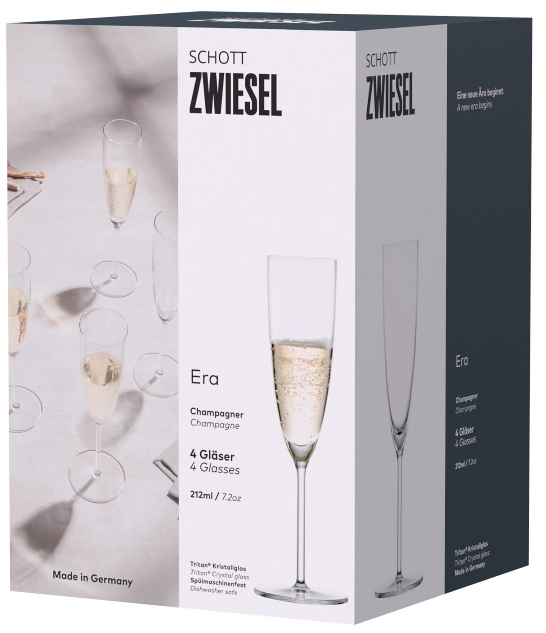 Schott Zwiesel Era Collection Champagne Flute Glasses, Set of 4