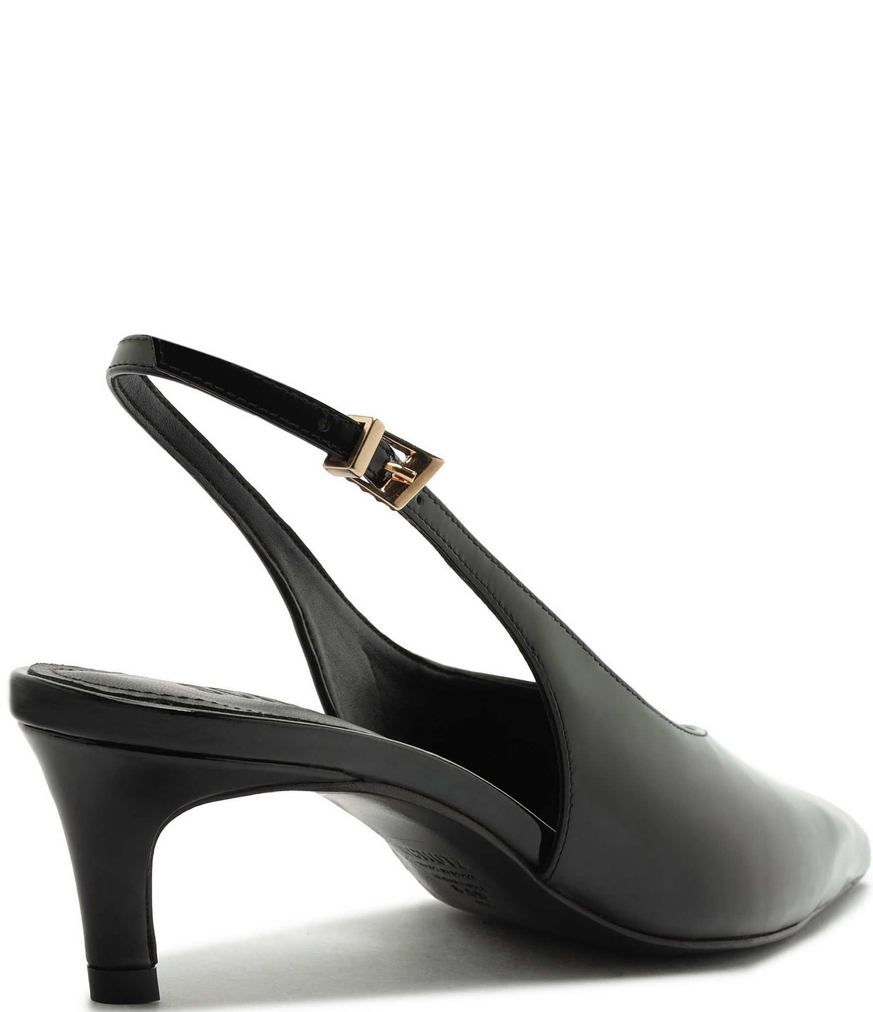 Schutz Alicia Patent Leather Slingback Pointed Toe Pumps