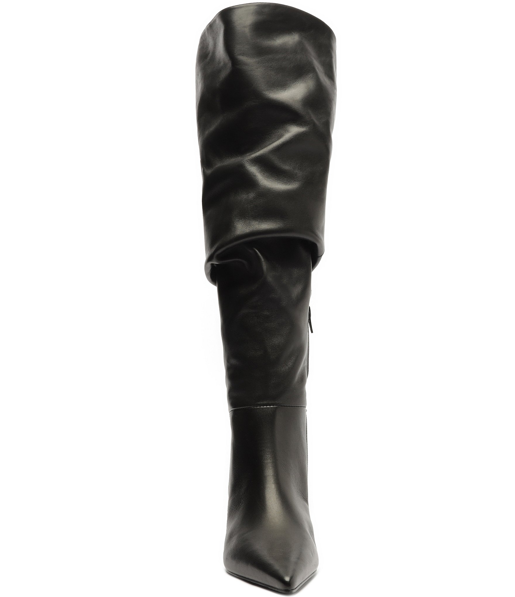 Schutz Ashlee Leather Over the Knee Slouch Boots