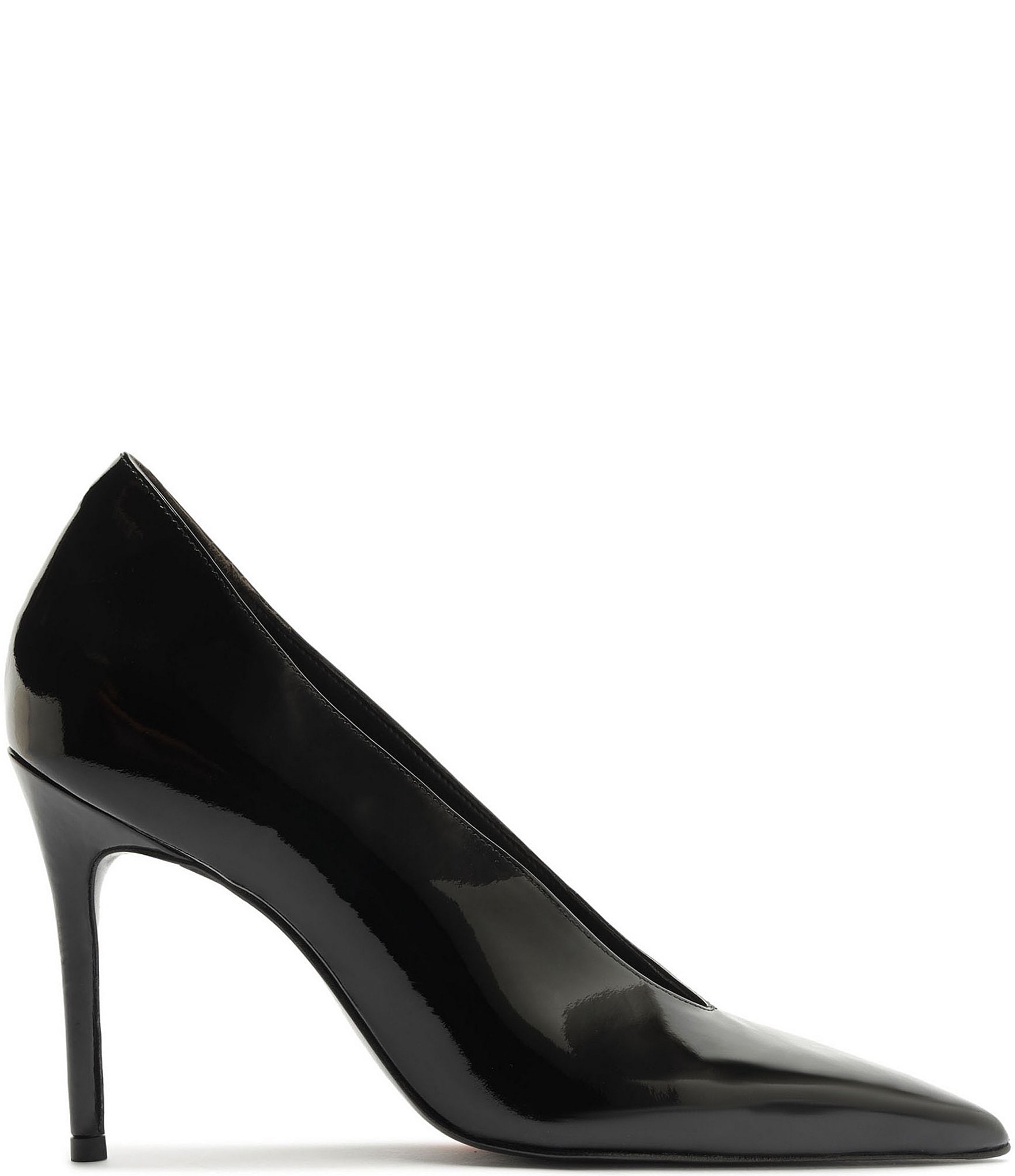 Schutz Claudia Patent Leather Pointed Toe Pumps
