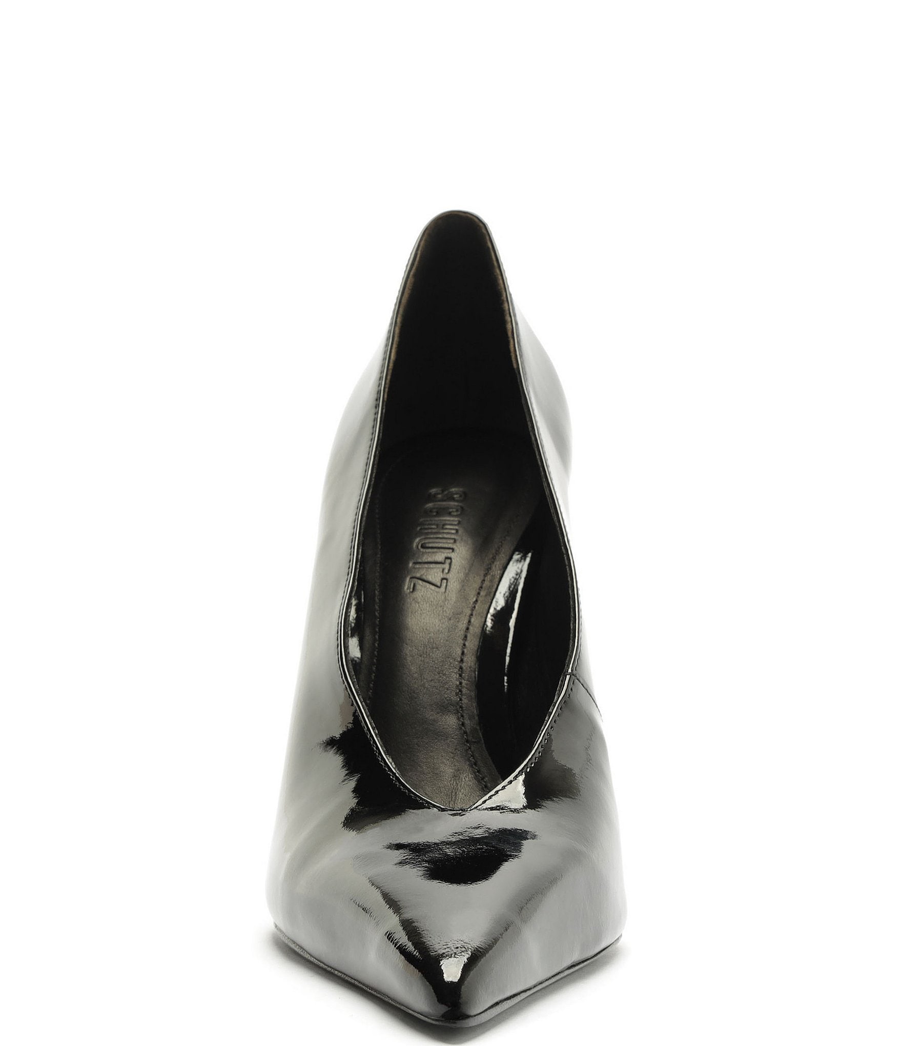 Schutz Claudia Patent Leather Pointed Toe Pumps