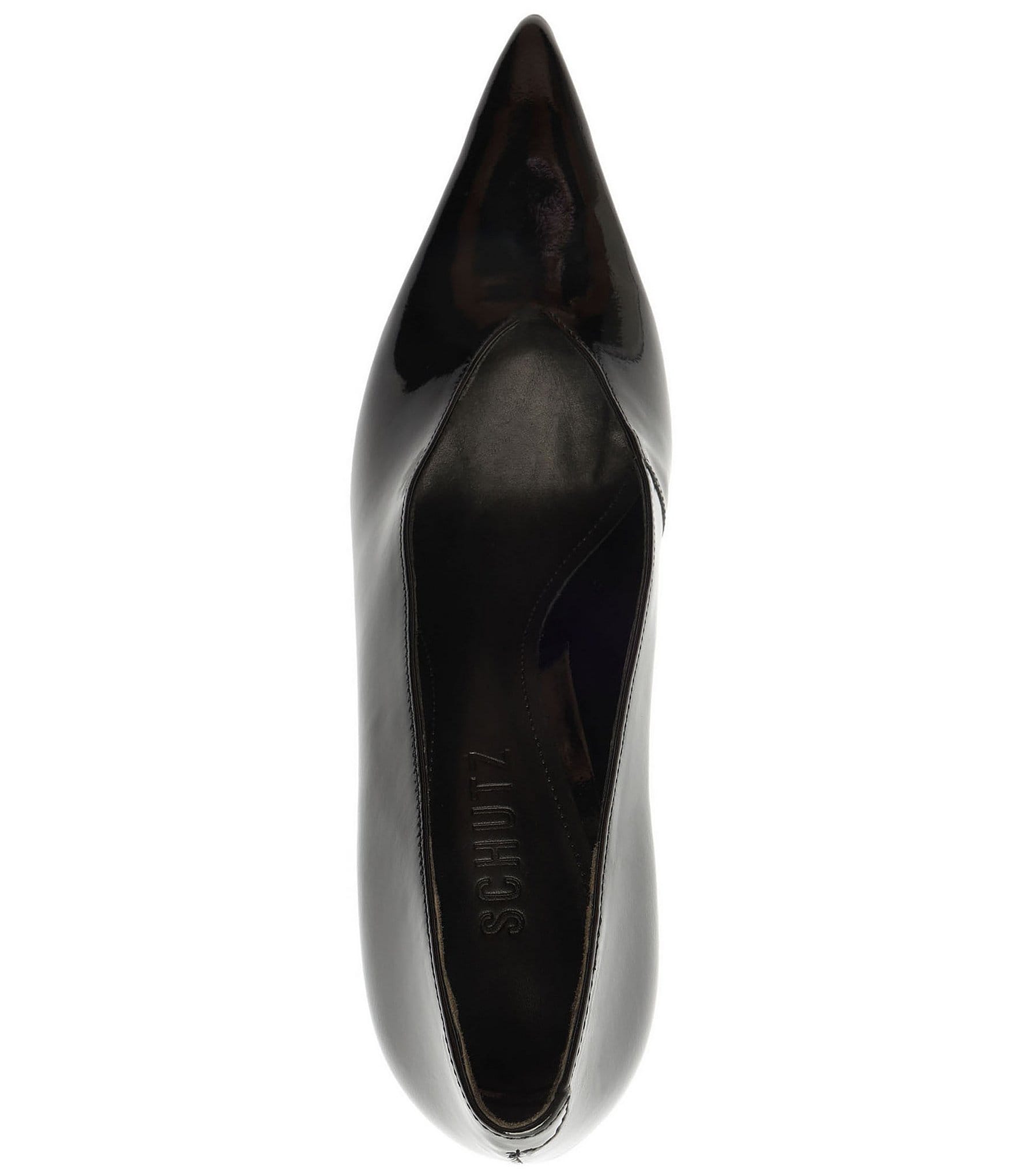 Schutz Claudia Patent Leather Pointed Toe Pumps