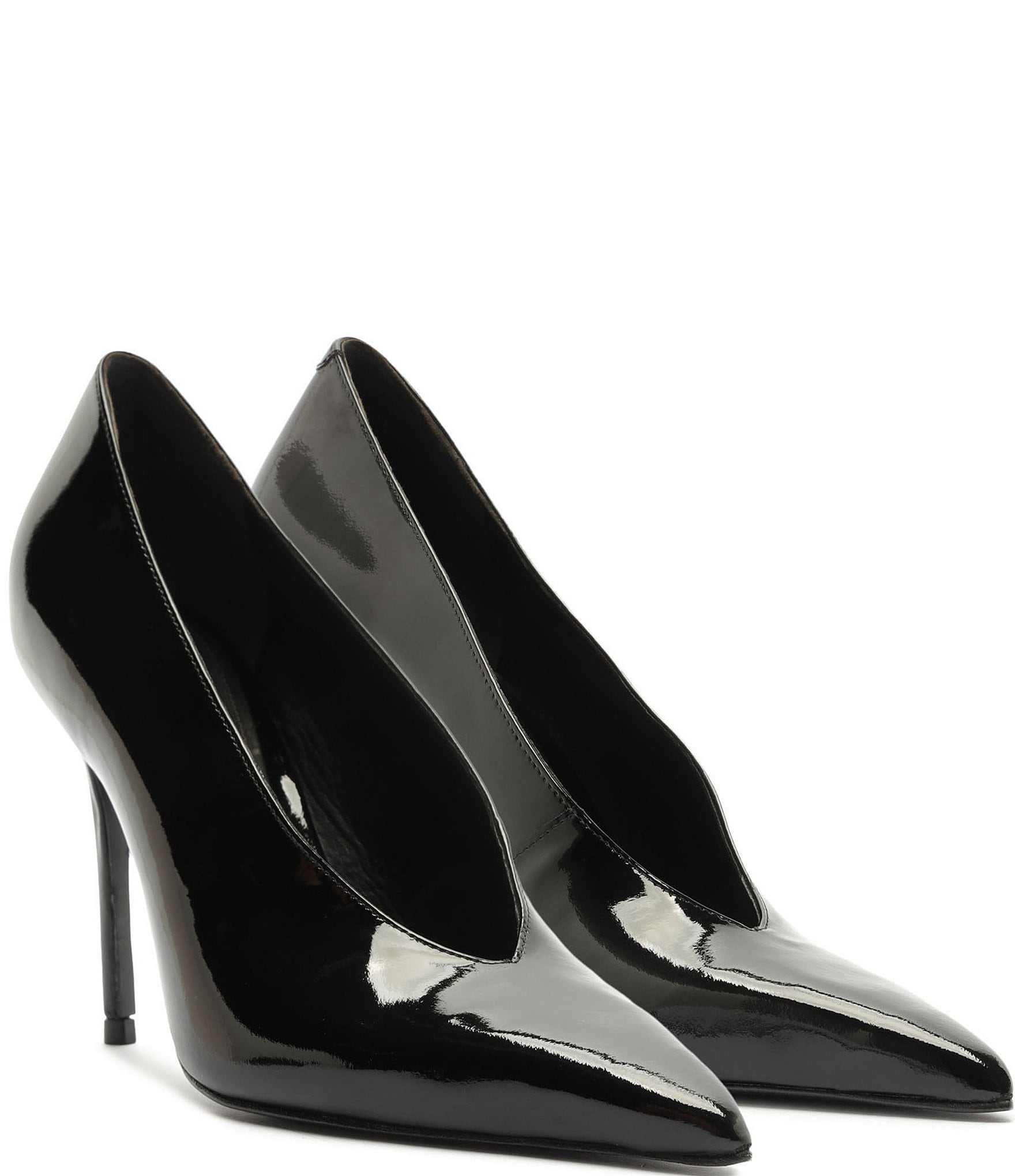Schutz Claudia Patent Leather Pointed Toe Pumps