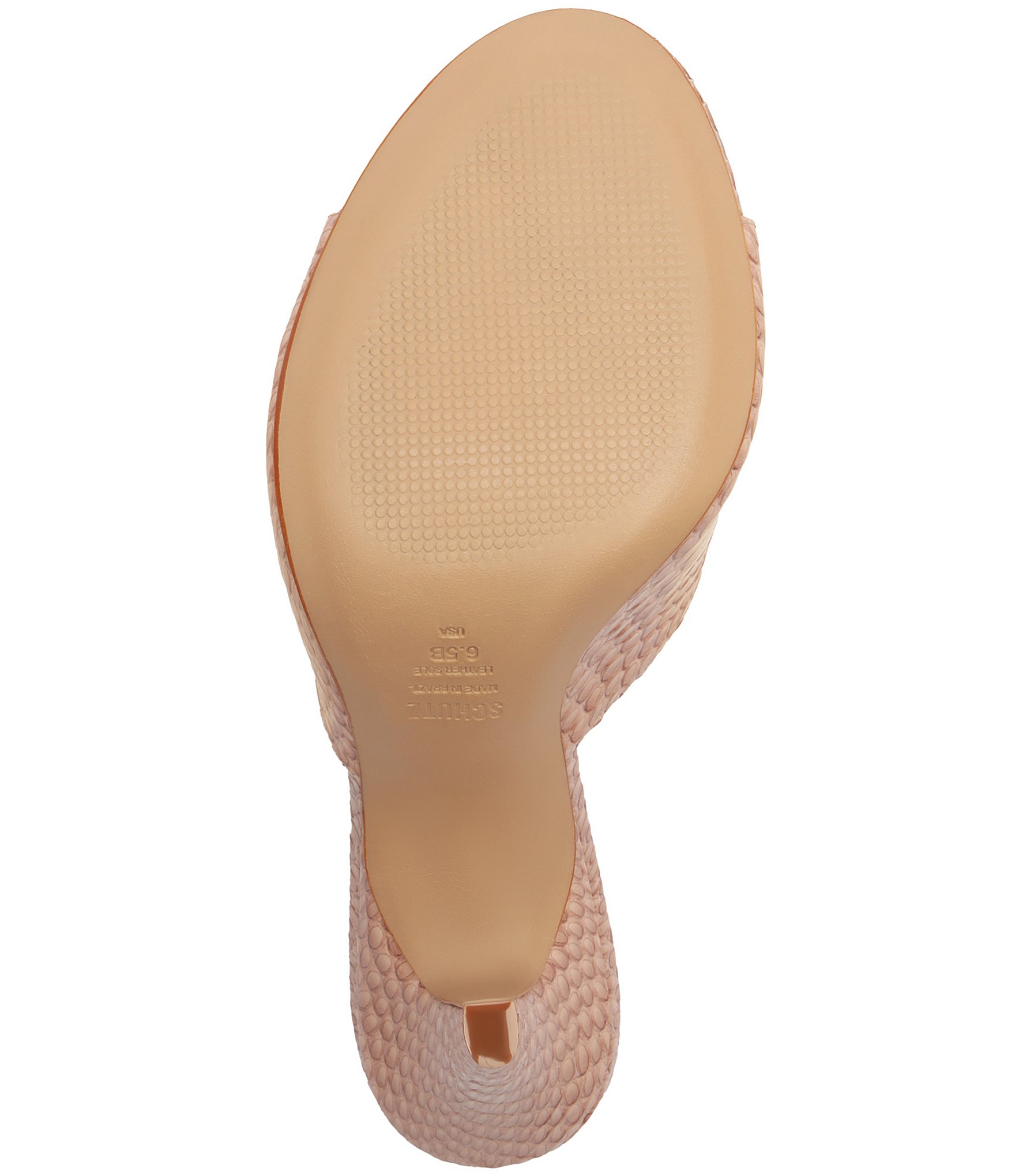 Schutz Clea Snake Printed Leather Dress Slide Sandals