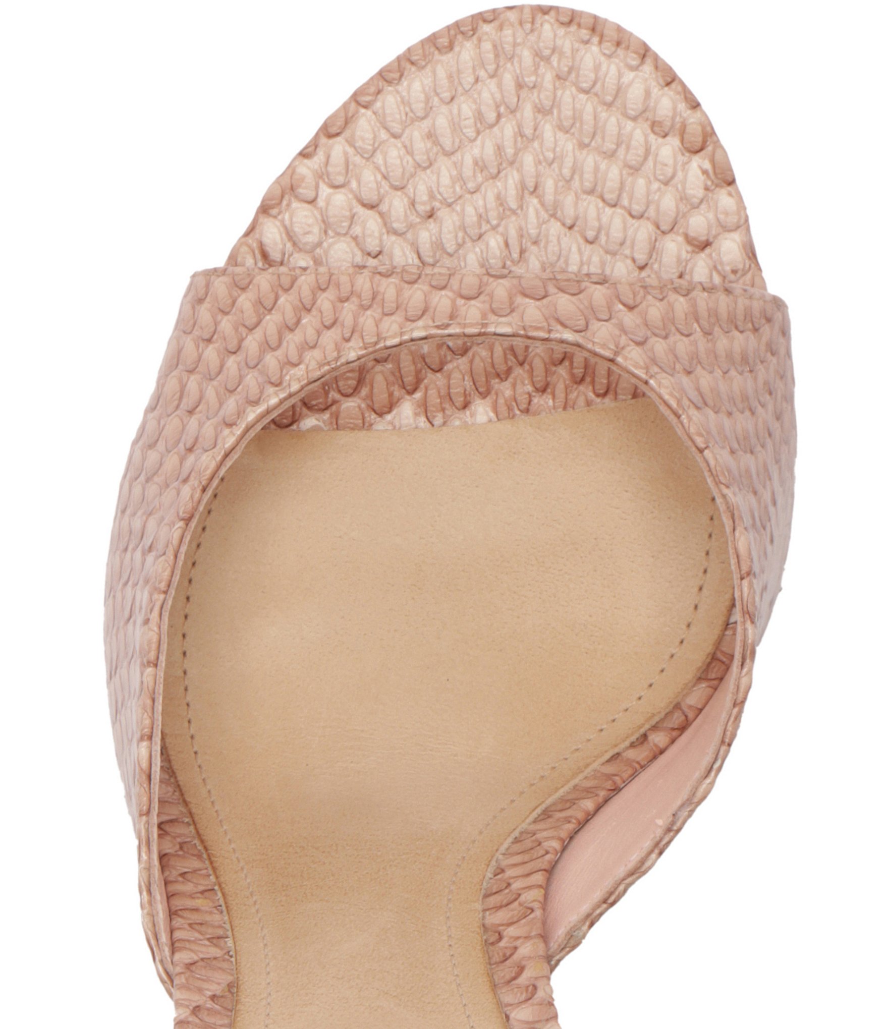 Schutz Clea Snake Printed Leather Dress Slide Sandals