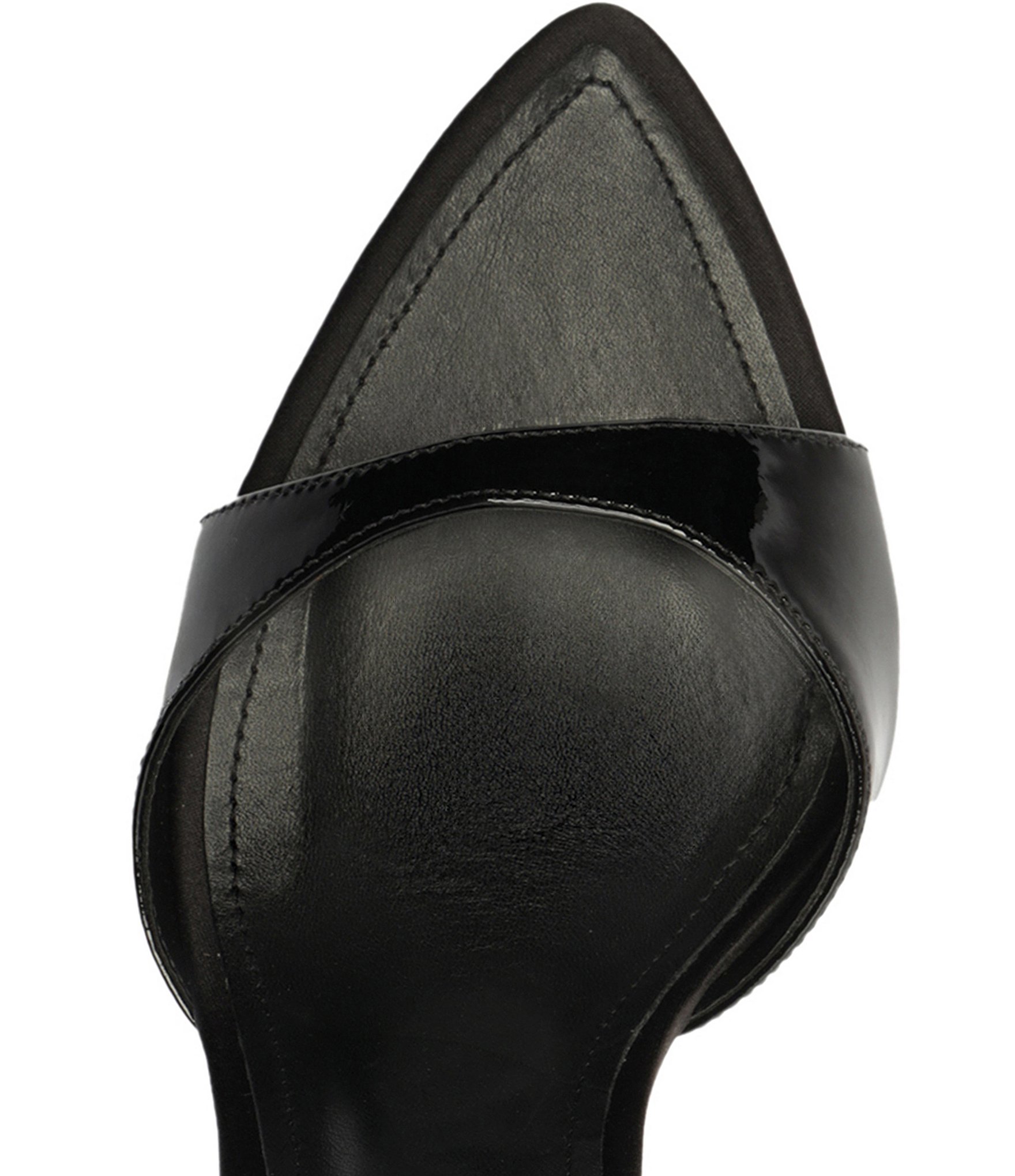 Schutz Elodie Patent Leather Ankle Strap Wedge Sandals