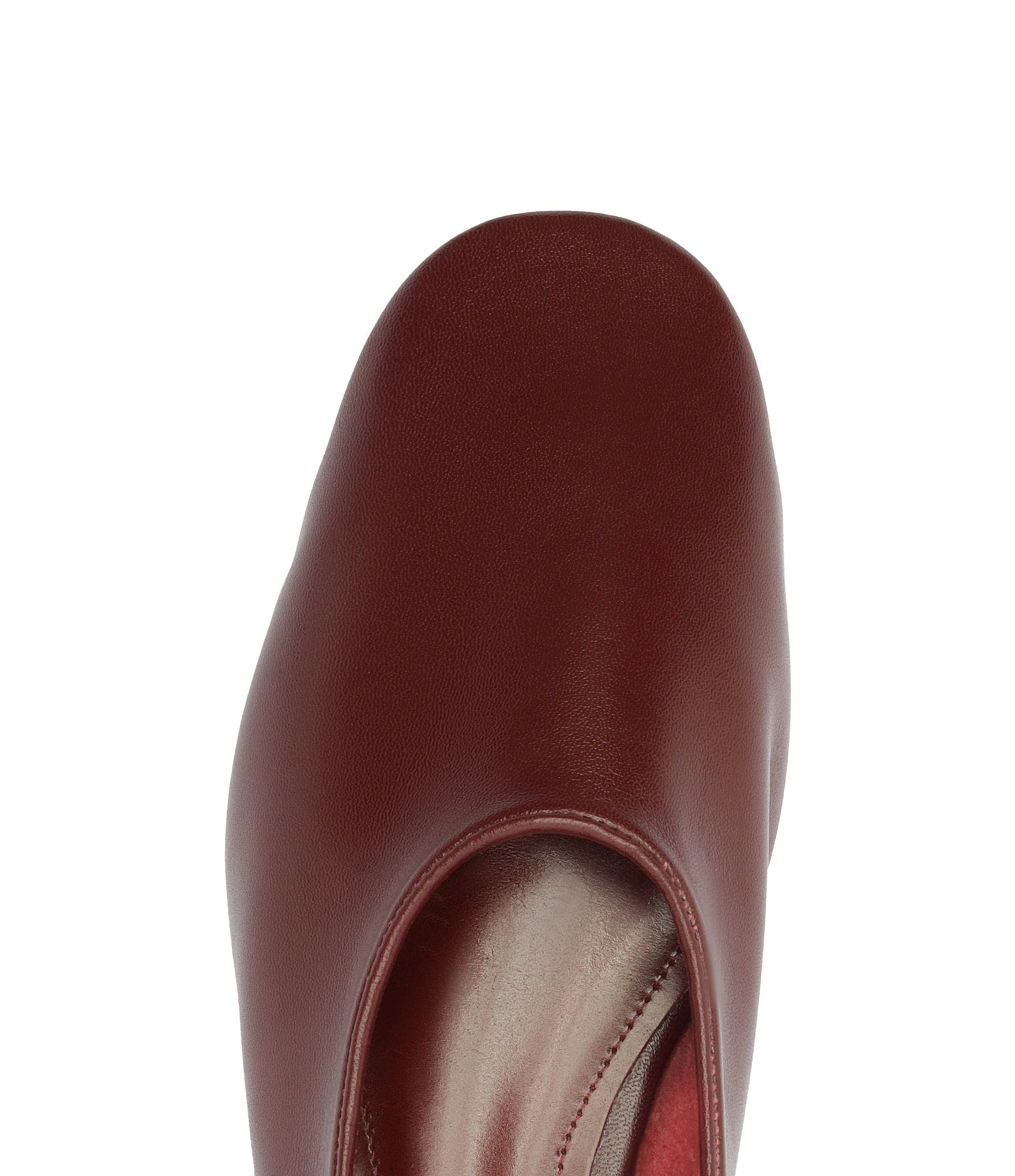 Schutz Hadley High Vamp Leather Ballet Flats
