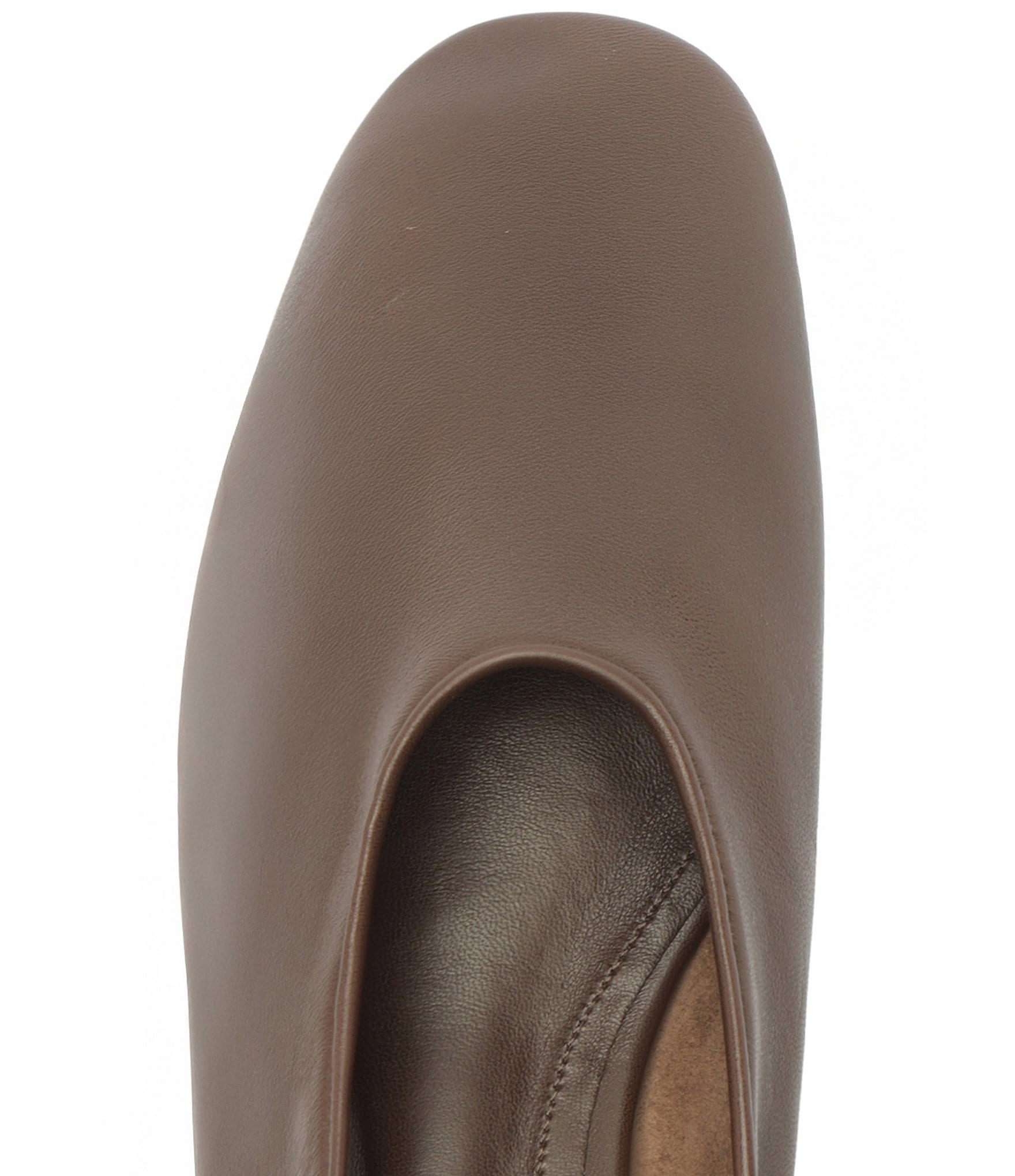 Schutz Hadley High Vamp Leather Ballet Flats