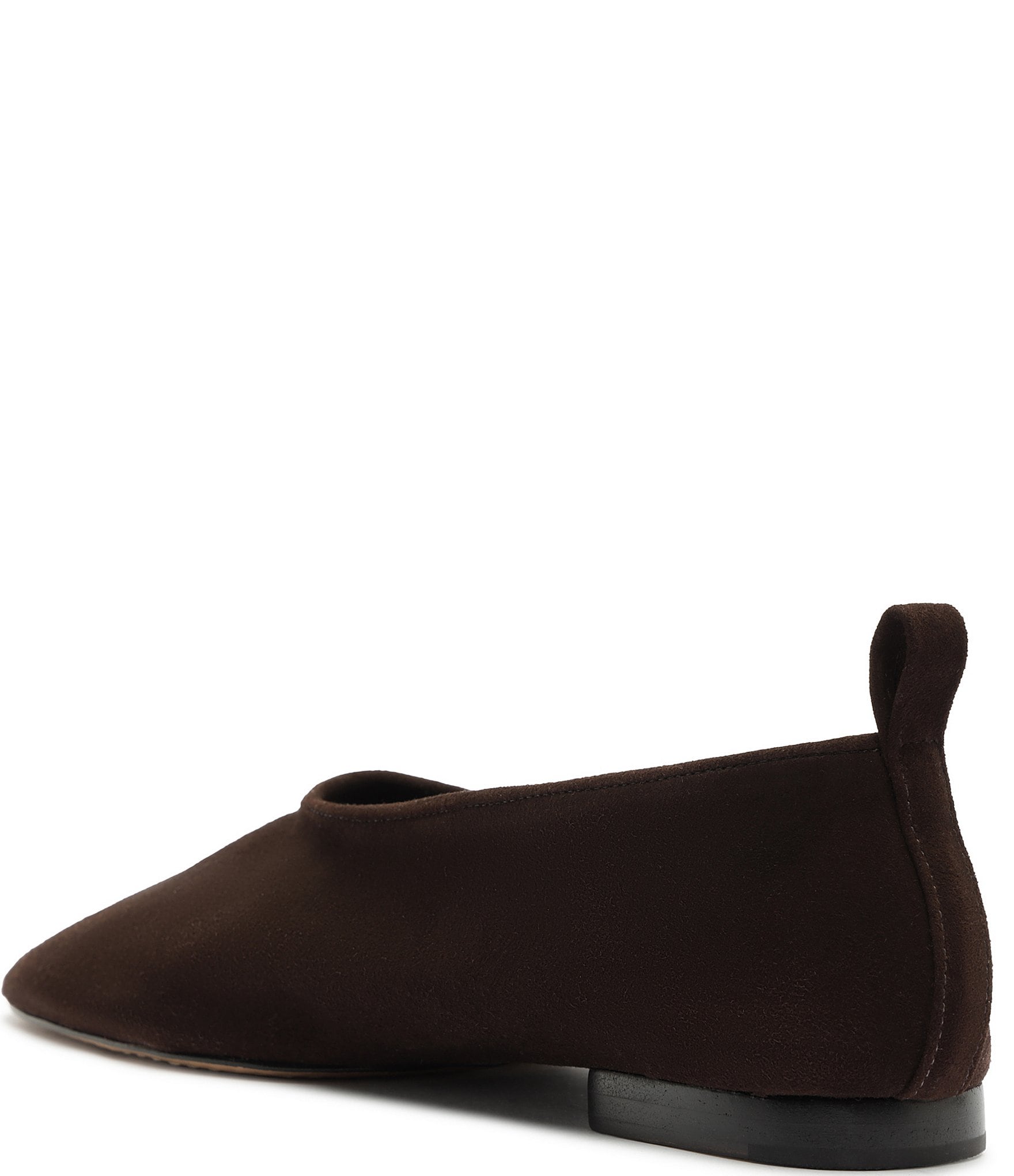 Schutz Hadley High Vamp Suede Ballet Flats
