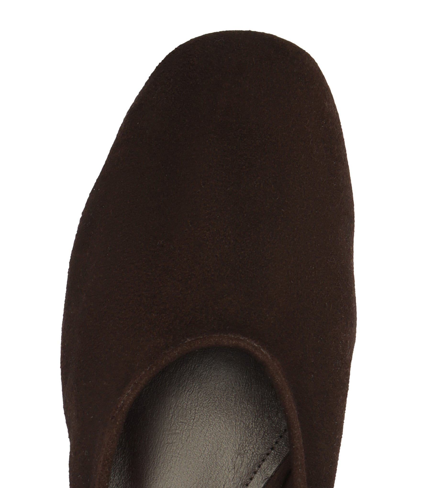 Schutz Hadley High Vamp Suede Ballet Flats