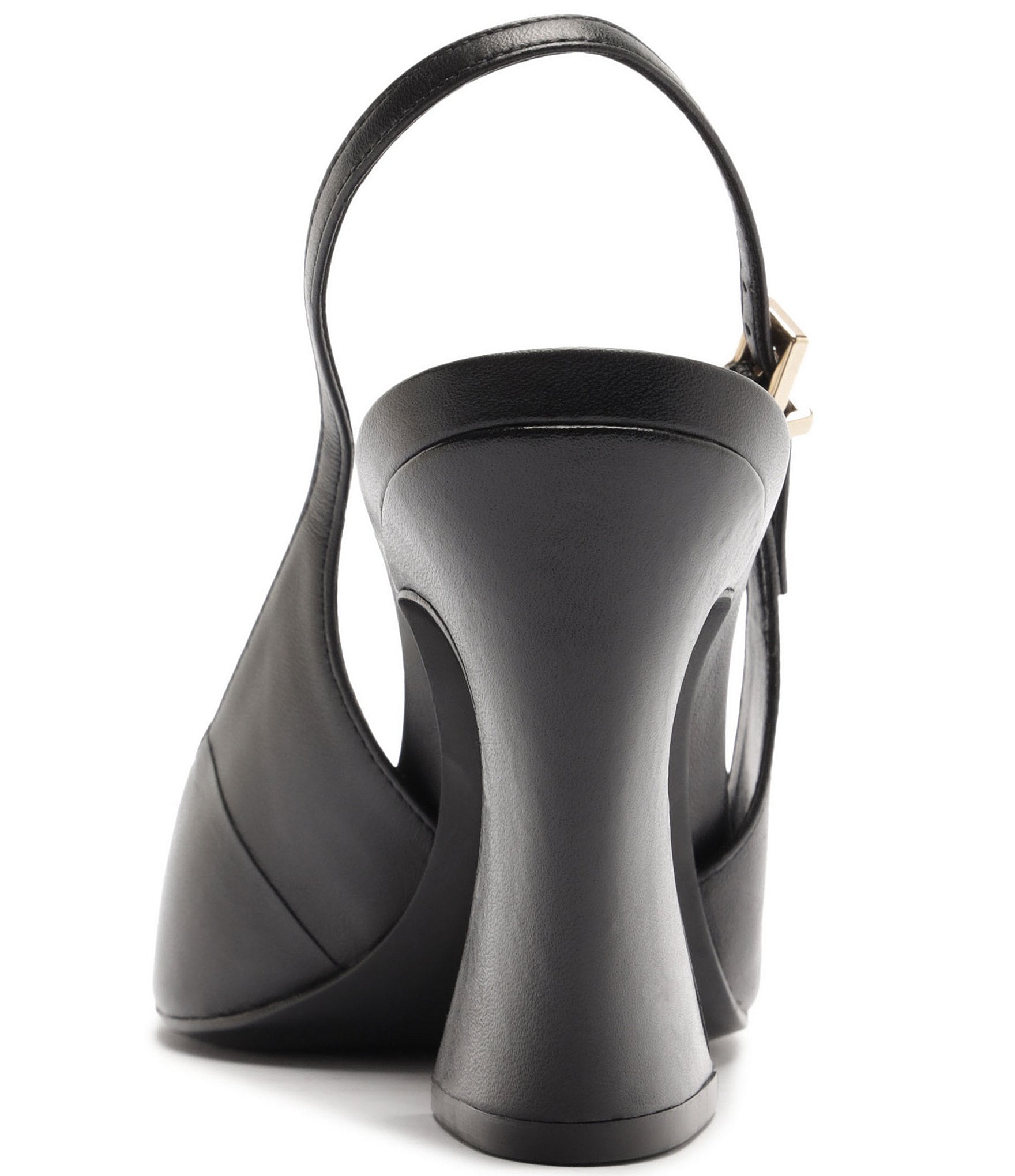 Schutz Lexi Slingback Leather Pointed Toe Pumps