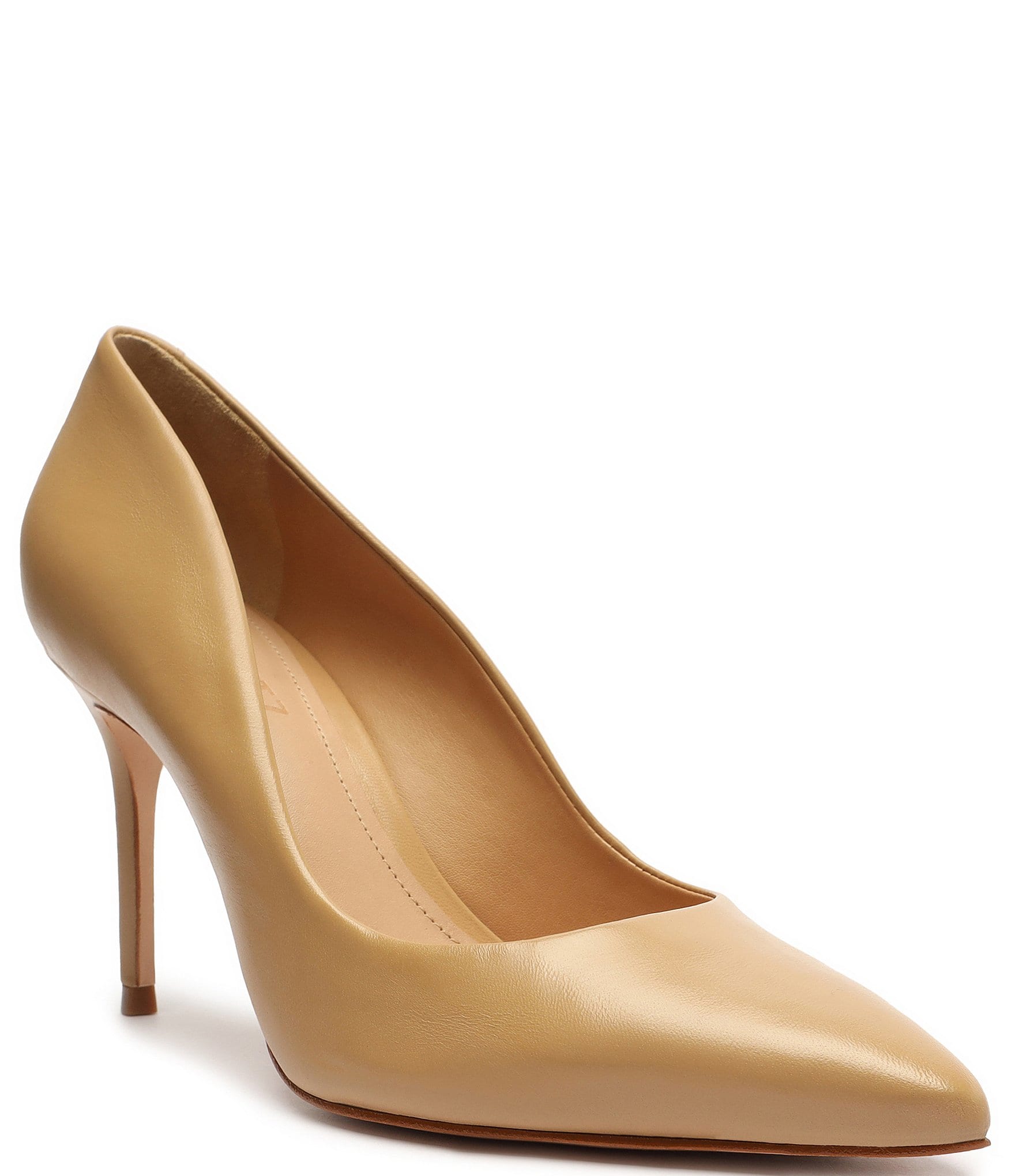 Schutz Lou Lo Leather Pumps | Dillard's