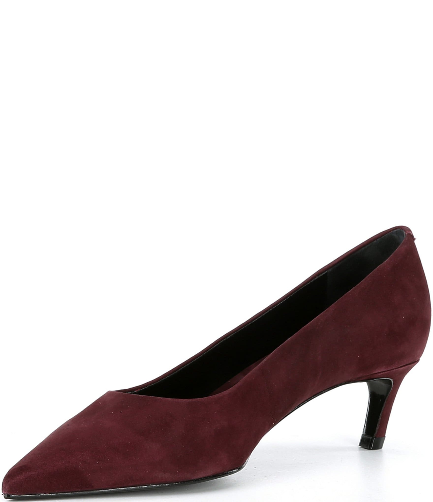 Schutz Lou Mid Curve Nubuck Pumps