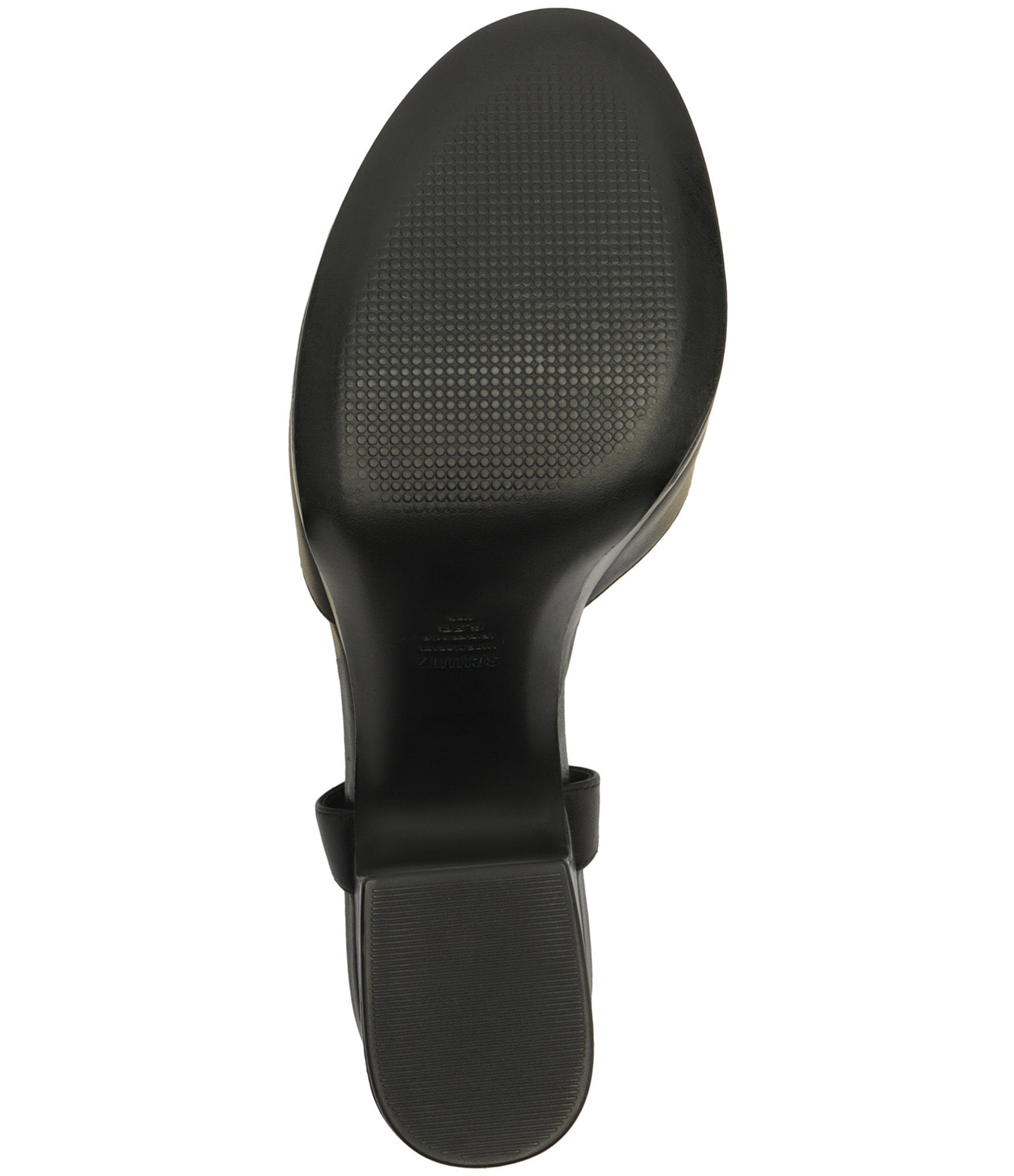 Schutz Lys Leather Ankle Wrap Platform Block Heel Sandals