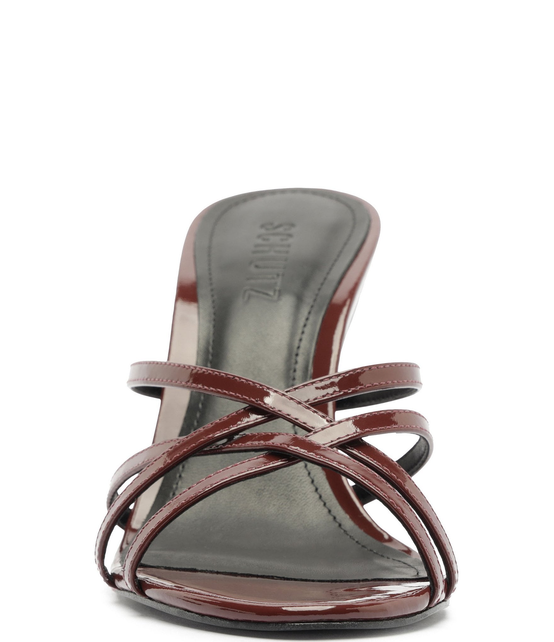 Schutz Marion Patent Leather Dress Sandals