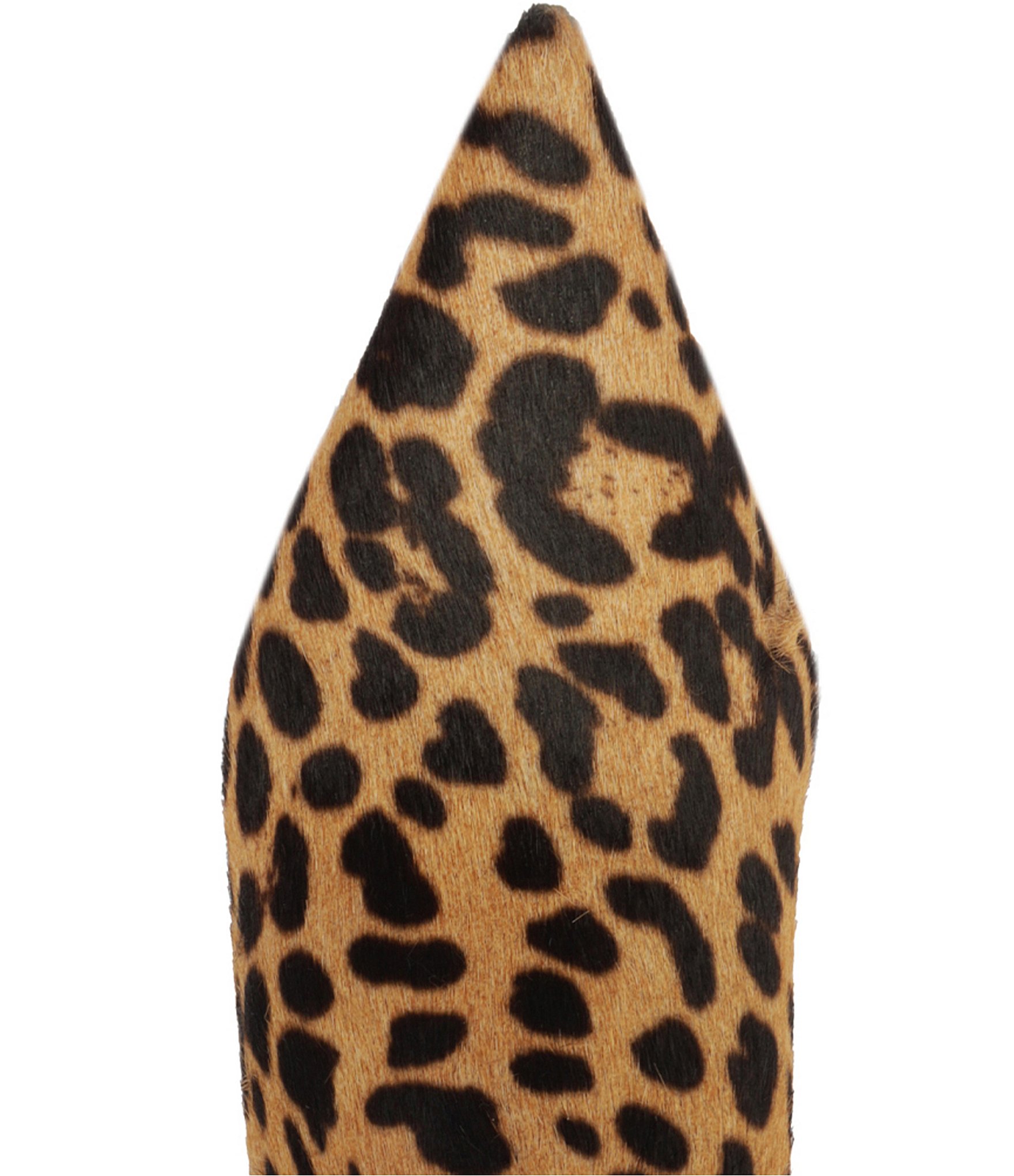 Schutz Mikki Casual Leopard Print Hair Calf Booties